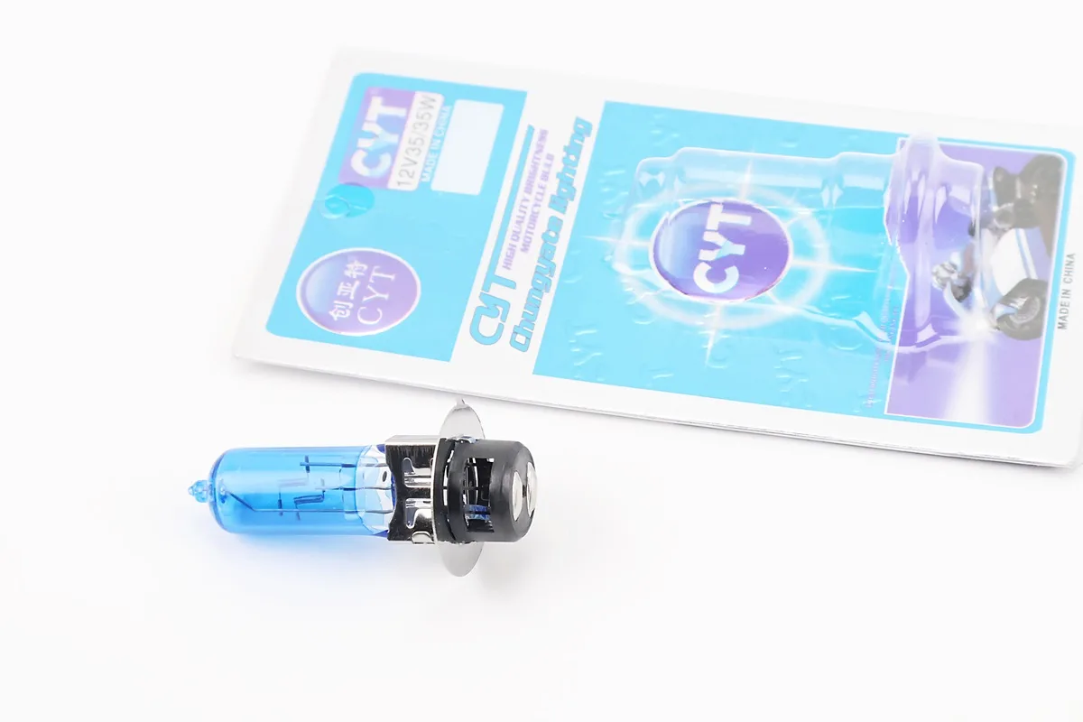 Лампа фари P15D-25-1 12V 35 / 35W синя SUPER (S_337210)