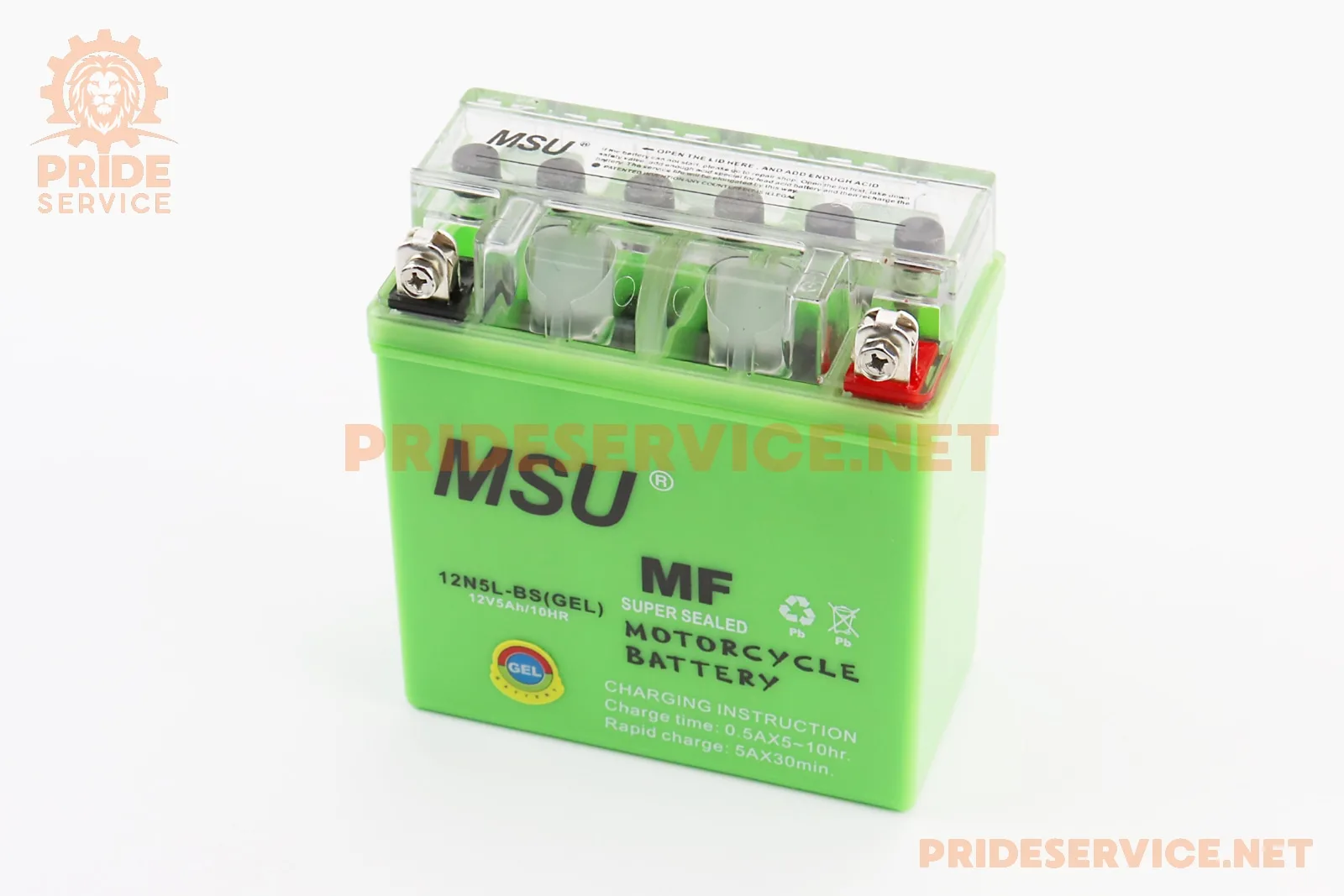 Акумулятор 12V5Ah 12N5L-BS GEL (L120*W60*H130мм) 