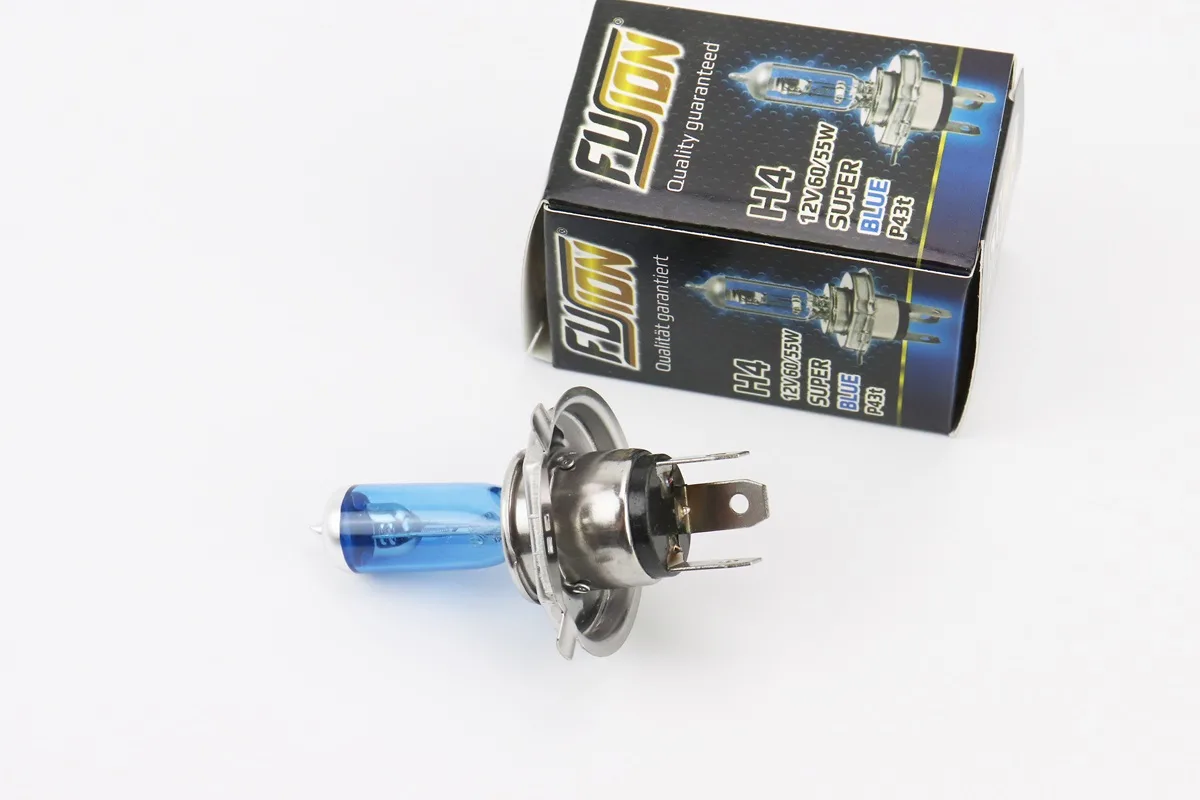 Лампа фари галоген H4 P43T 12V 60 / 55W Super White (S_337656)