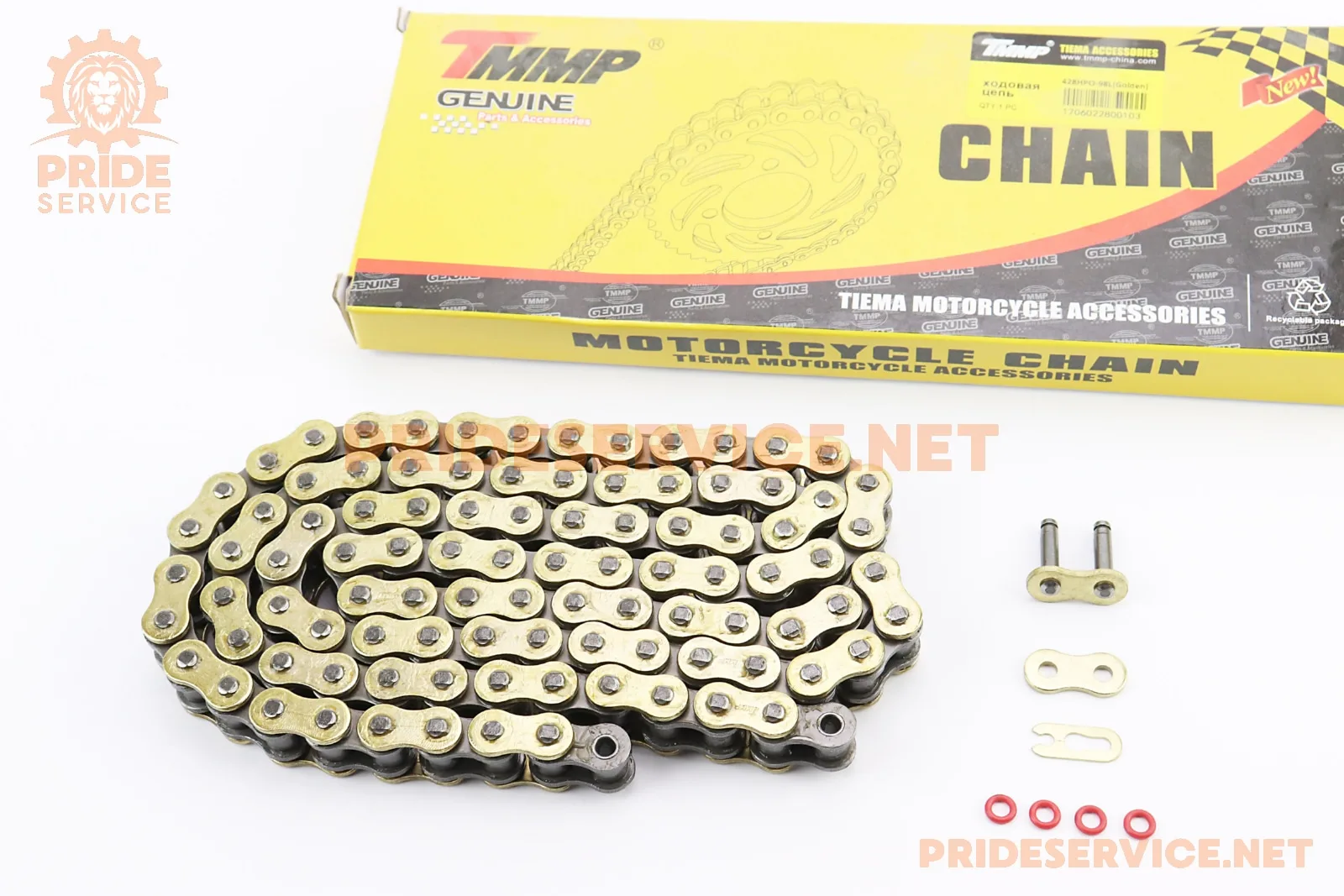 Ланцюг приводу колеса 428HVOx98L GOLD (з сальниками) (P_338119)