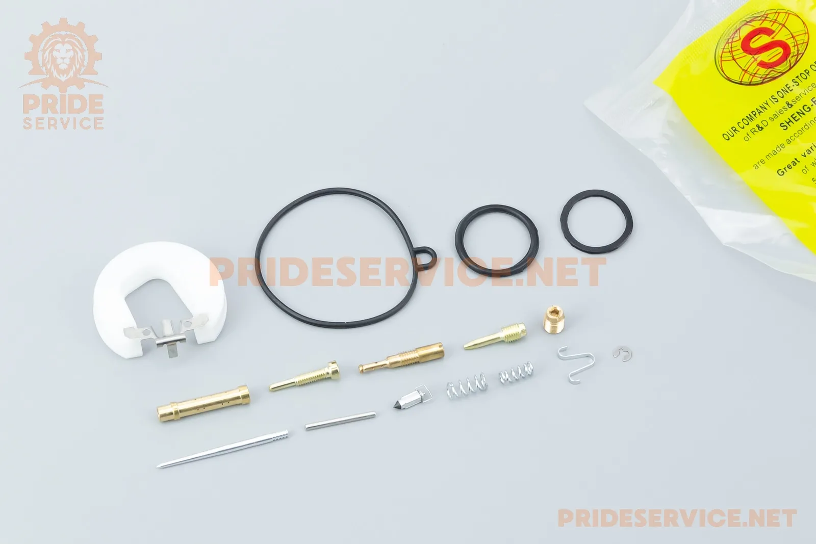 Ремонтний к-кт карбюратора 70cc, 15 деталей+поплавок (P_338256)