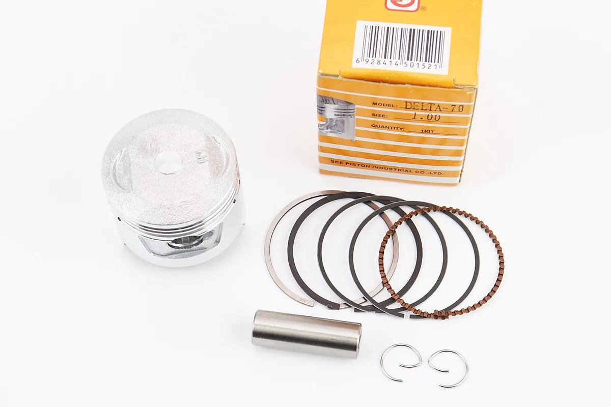 Поршень к-кт 70cc 47мм +1,00 (палець 13мм) жовта коробка (S_338442)