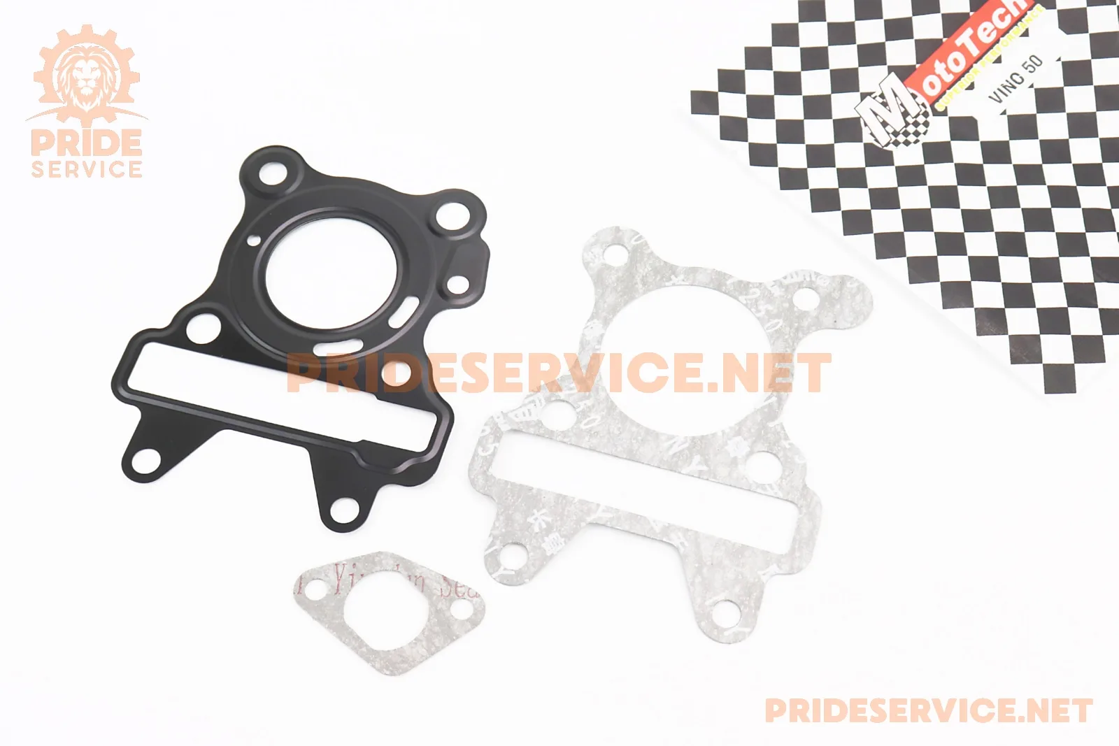 Прокладки поршневої Yamaha SA36J/VINO/GEAR 4T49cc-38мм, к-кт 3 деталі (метал) (P_339940)