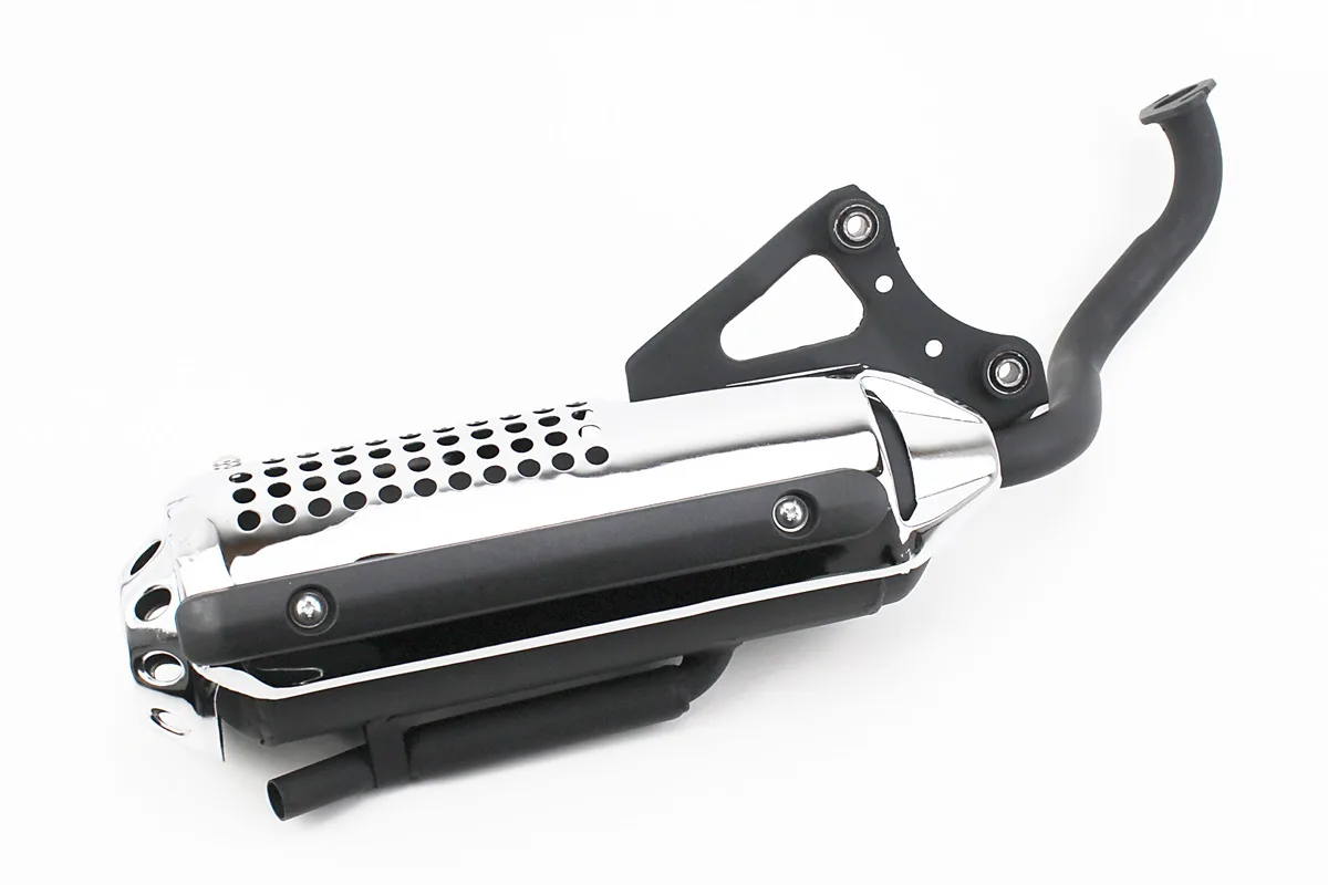 Глушник Honda DIO ZX AF34/35, LEAD AF-48, хром (P_347402)
