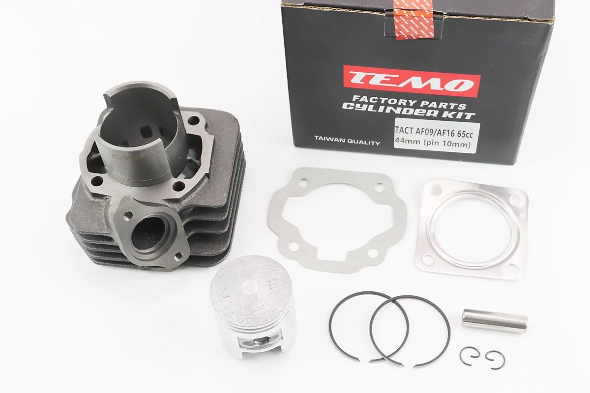 Циліндр к-кт (цпг) Honda TACT AF09/AF16 65cc-44мм (палець 10мм, кріплення глушника 54мм), Тайвань (S_347865)