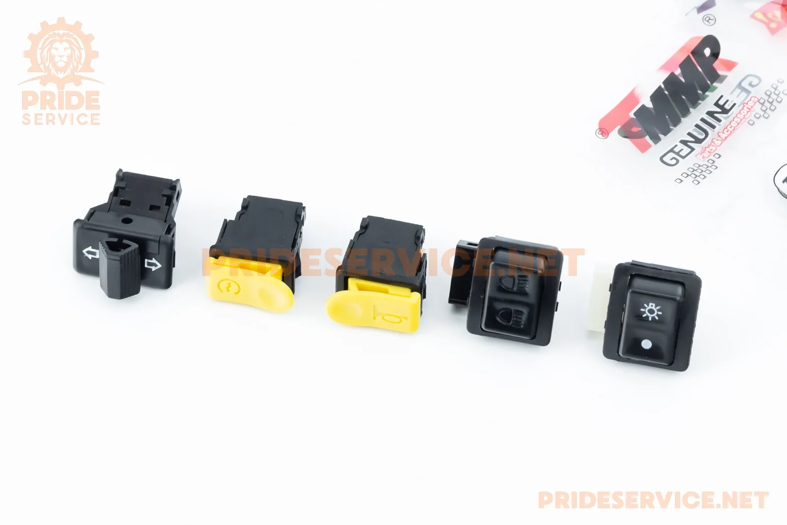 Кнопка перемикач Honda DIO50/GY6 к-кт 5шт (P_347982)