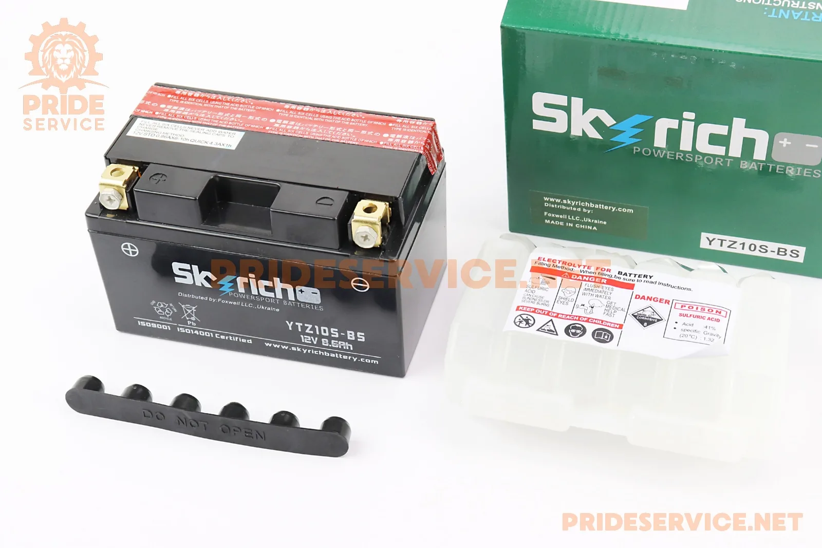 Акумулятор 12V8,6Ah YTZ10S-BS кислотний (L150*W85*H92мм) (P_348006)