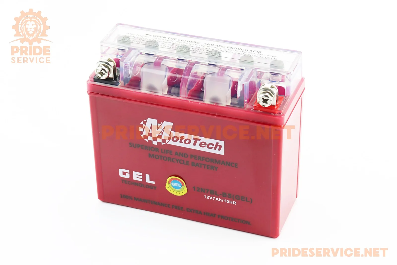 Акумулятор 12V7Ah 12N7BL-BS GEL (L145*W60*H130мм) 