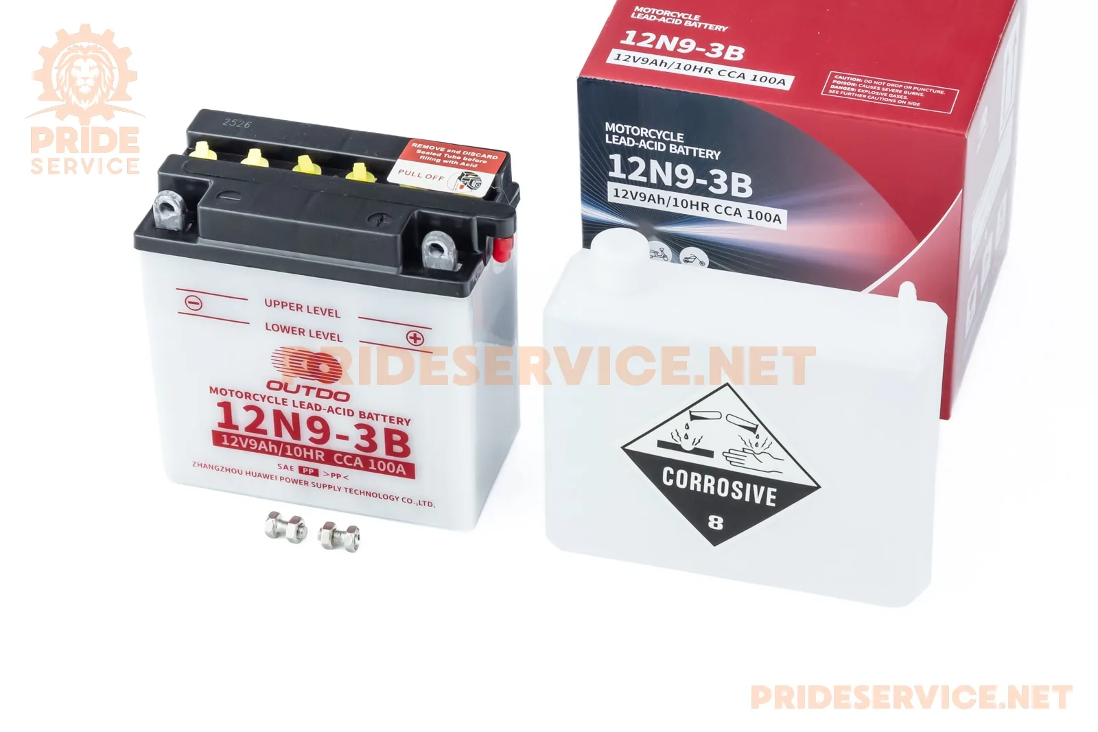 Акумулятор 12V9Ah 12N9-3B кислотний (L135*W75*H137мм) (P_348024)