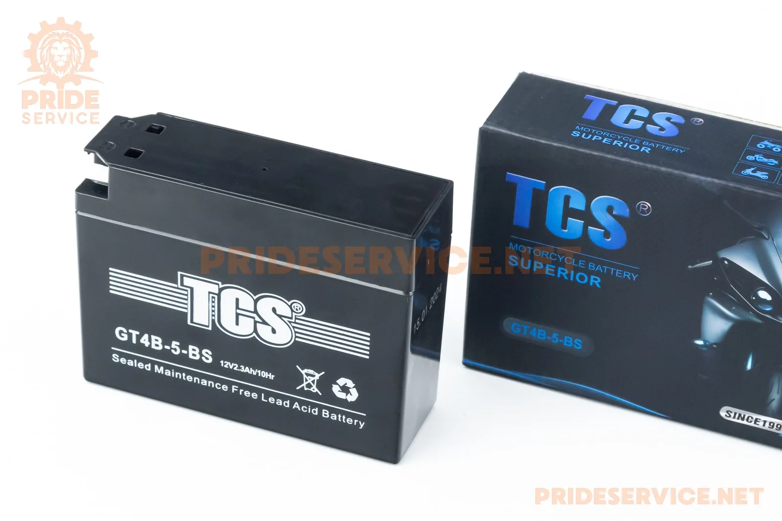 Акумулятор 12V2,3Ah GT4B-5-BS GEL (L115*W39*H87мм) 