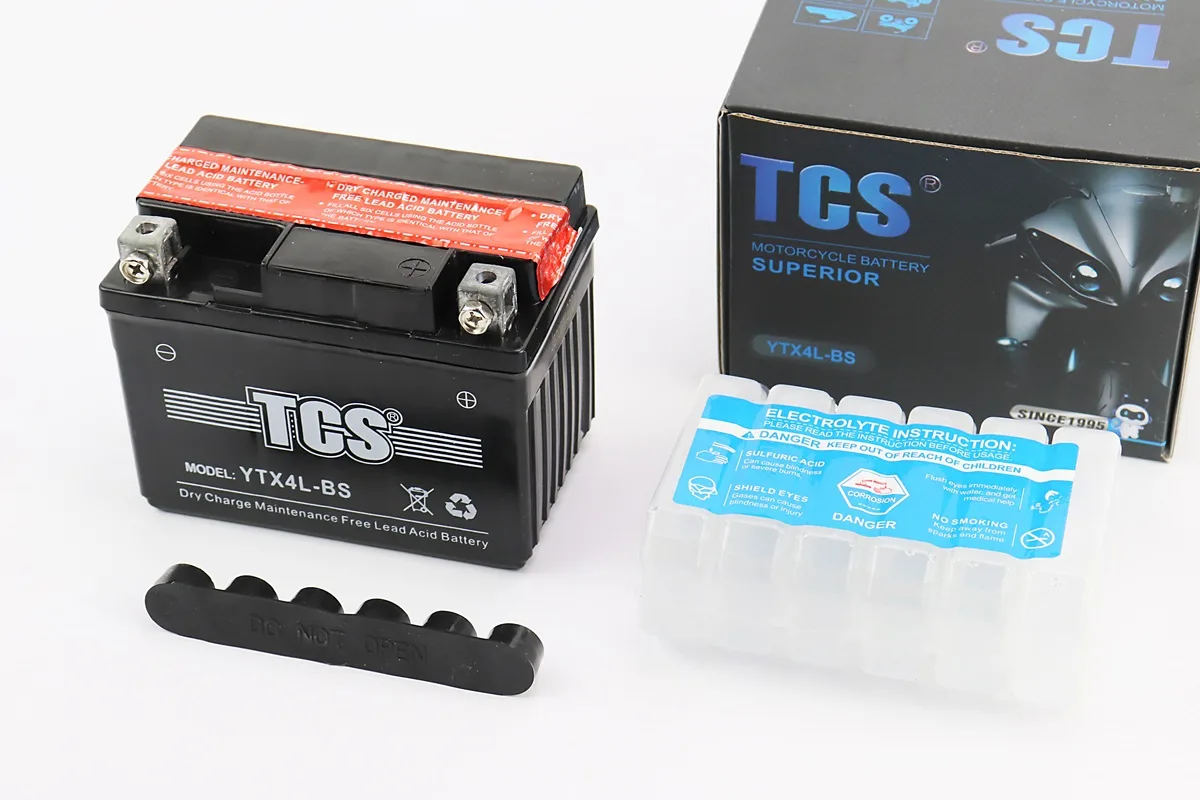Акумулятор 12V4Ah YTX4L-BS кислотний (L113*W70*H90mm) (S_348096)