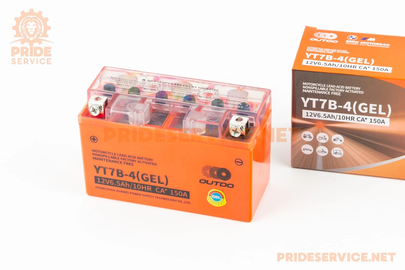 Акумулятор 12V6,5Ah YT7В-4 GEL (L150*W65*H95мм) (P_348133)