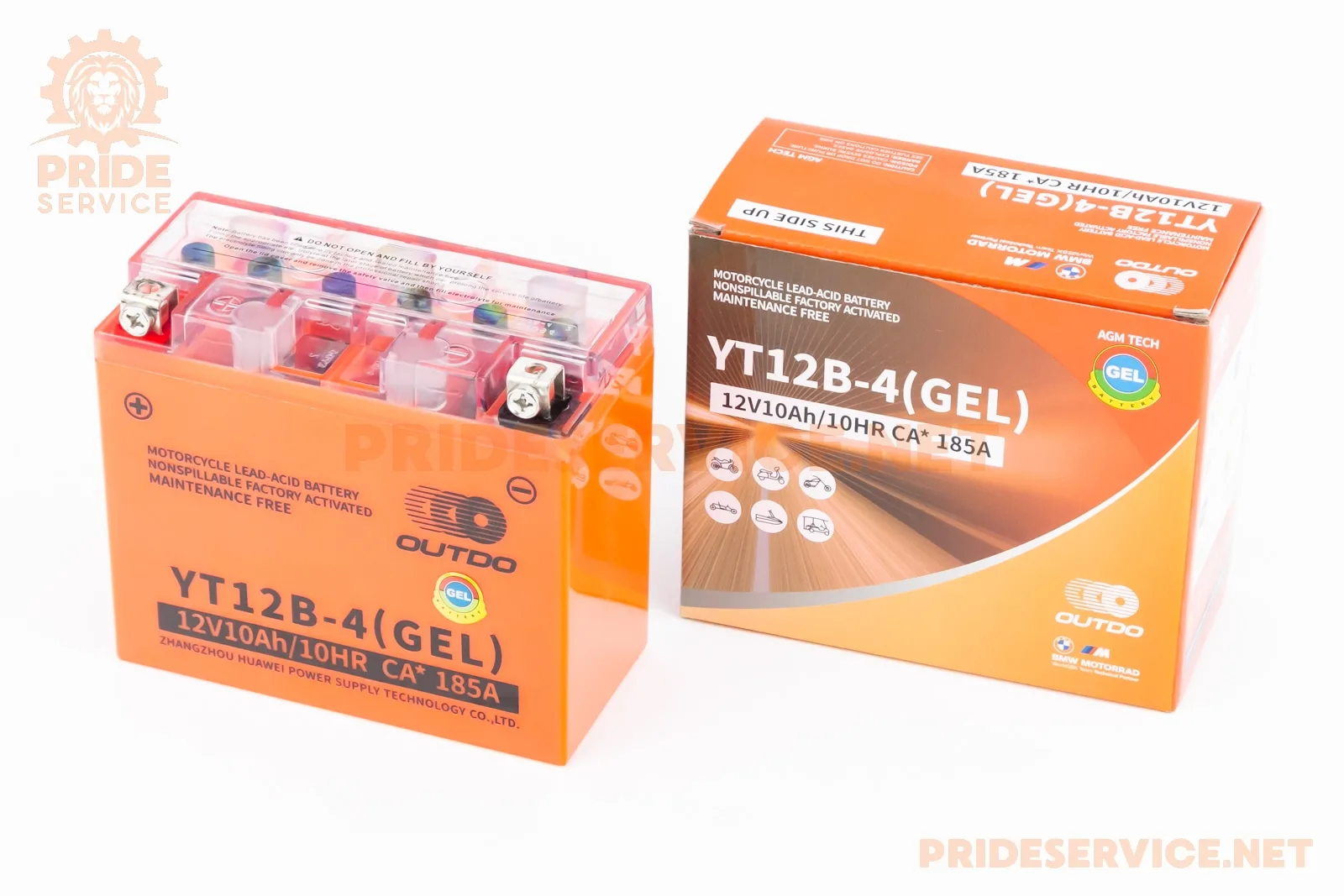 Акумулятор 12V10Аh YT12B-4 GEL (L150*W70*H130 мм) (P_348134)