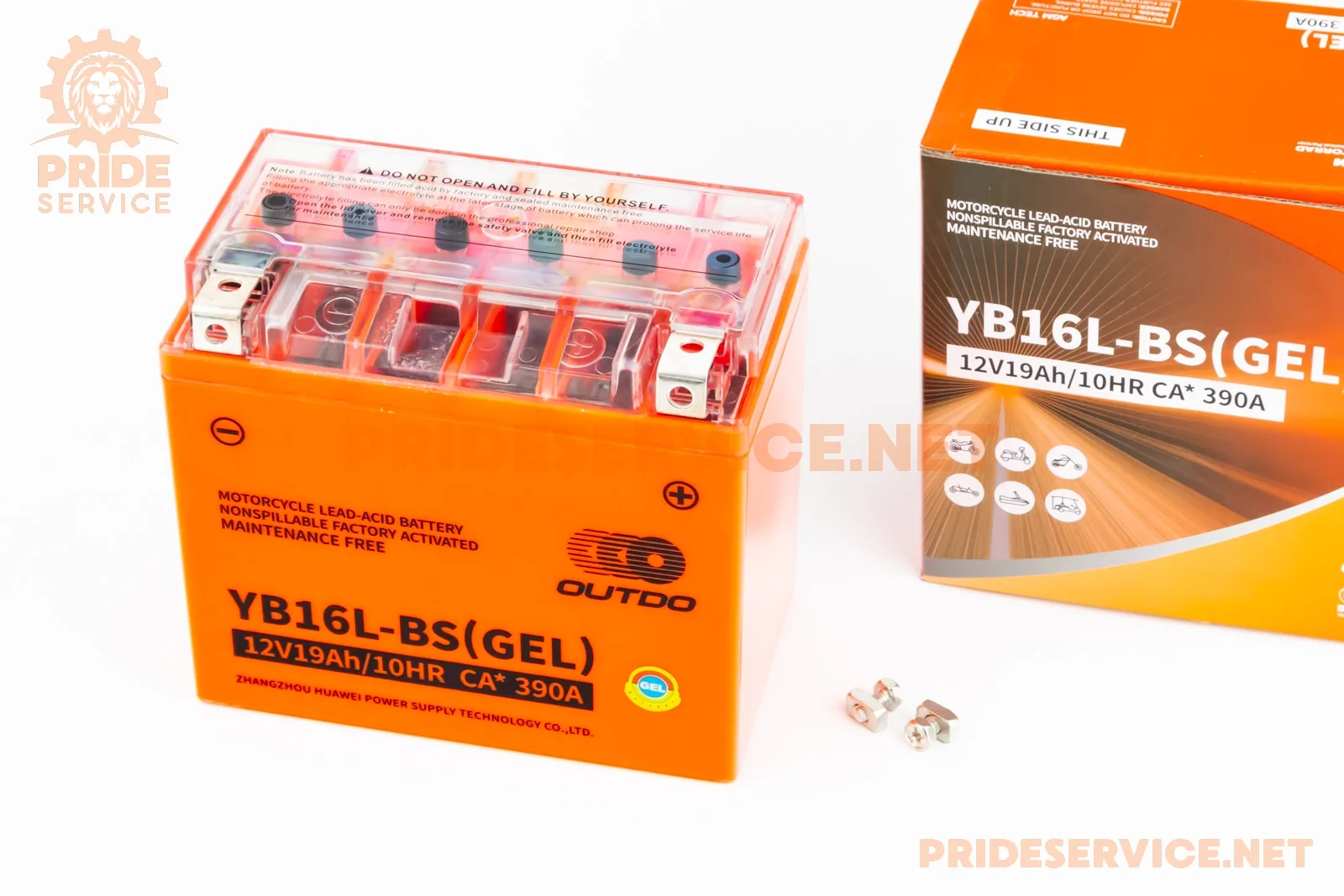 Акумулятор 12V19Аh YB16L-BS GEL (L175*W100*H155мм) (P_348164)