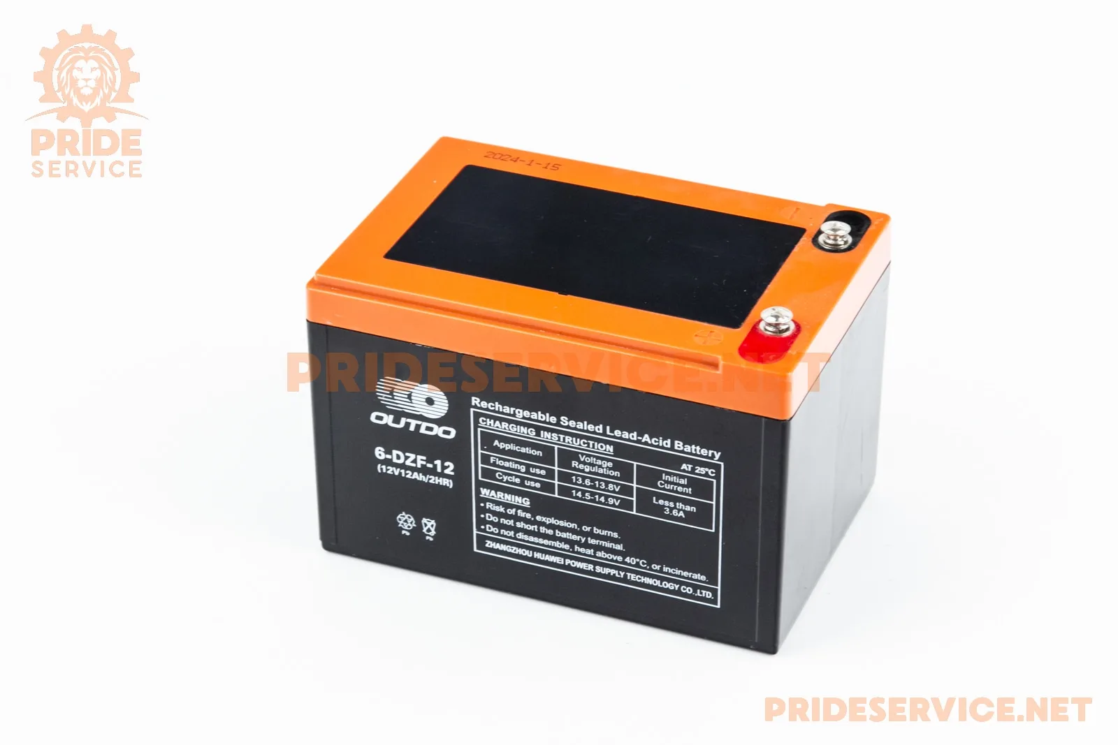 Акумулятор 12V12Ah 6DZF12 кислотний (L150*W101*H99мм) для ДБЖ, іграшок та ін. (P_348297)