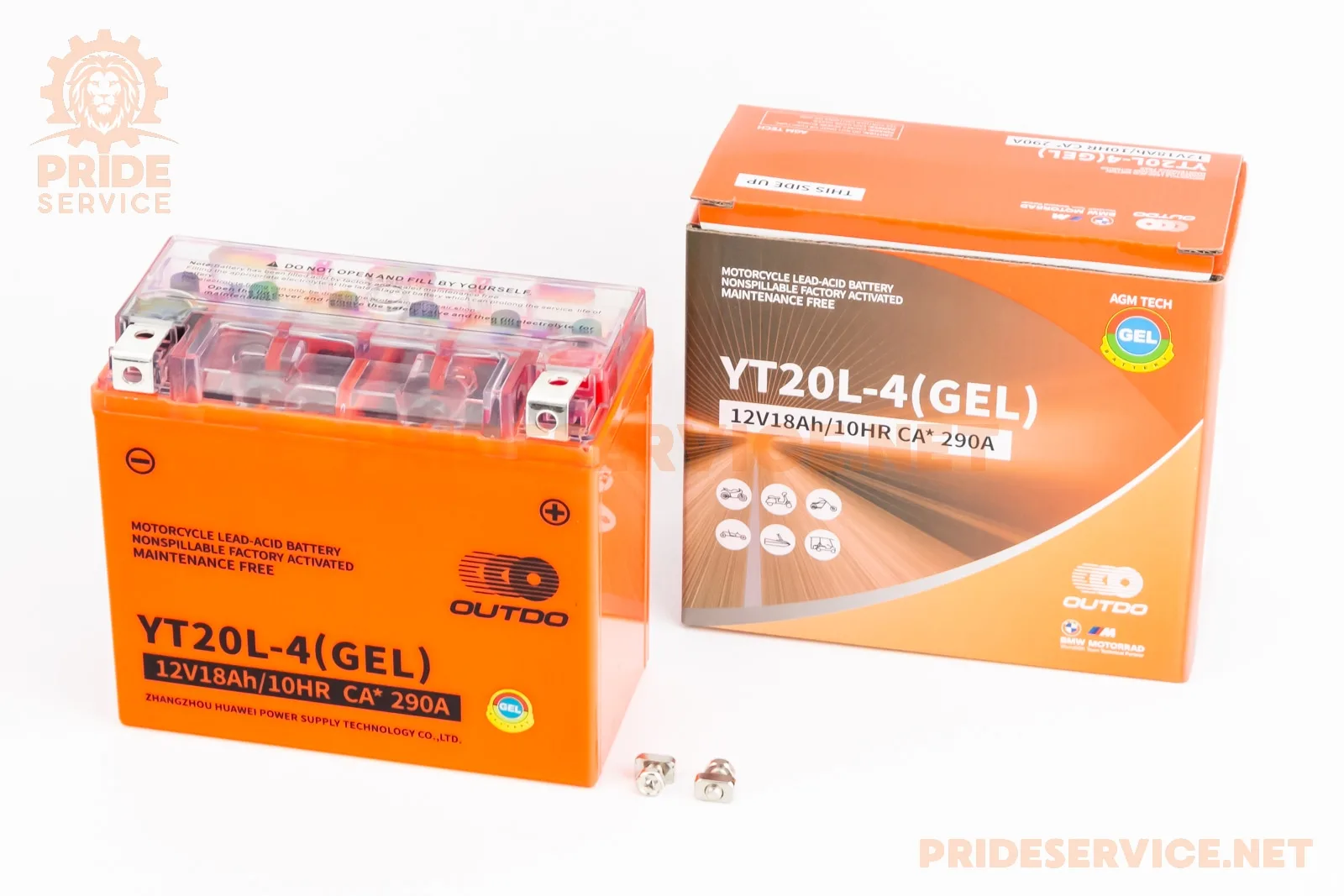 Акумулятор 12V18Аh YT20L-4 GEL (L175*W87*H155мм) (P_348308)