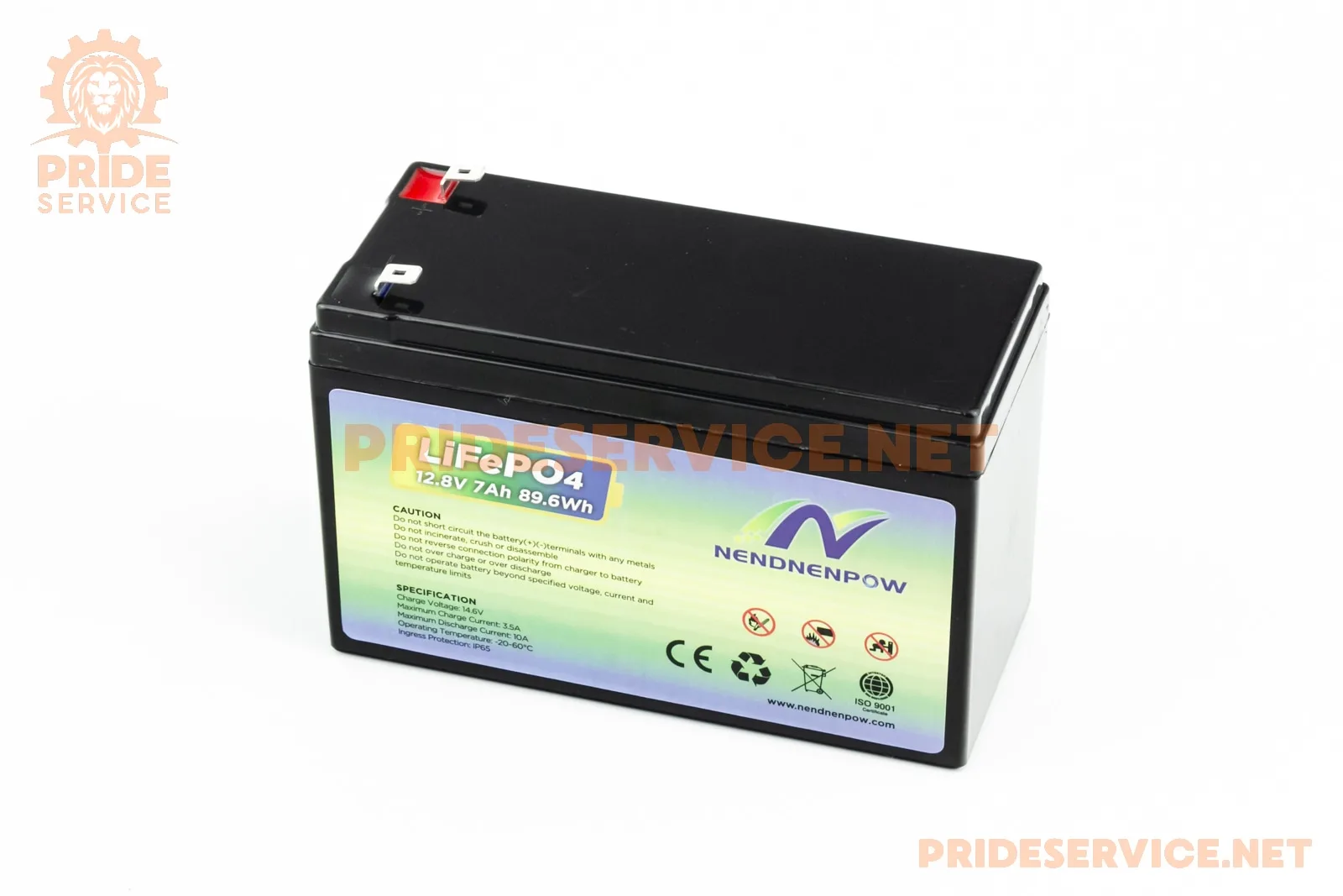 Акумулятор 12,8V7Ah 89,6Wh LiFePO4 (L151*W65*H94mm) для ДБЖ, іграшок та ін. (P_348322)
