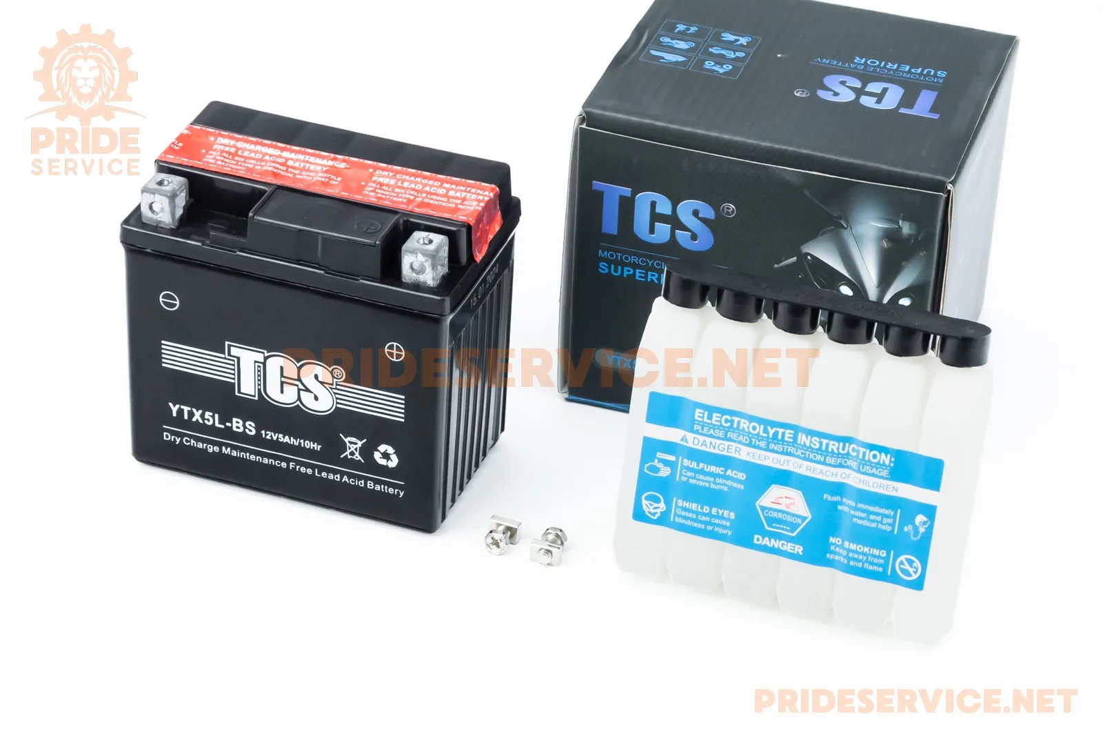 Акумулятор 12V5Ah YTX5L-BS кислотний (L113*W70*H105мм), 2024р (P_348337)