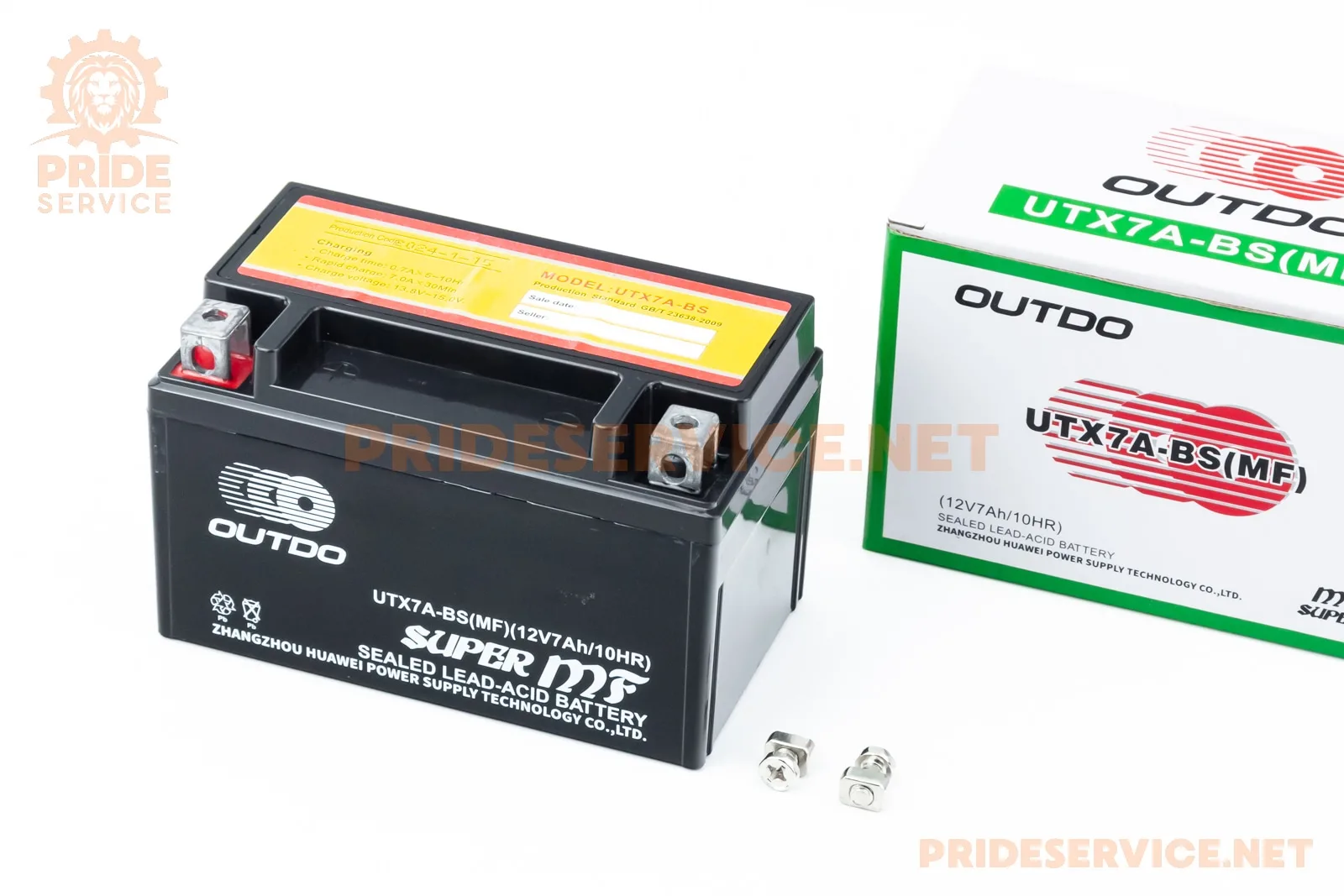 Акумулятор 12V7Ah UTX7A-BS(MF) кислотний (L150*W85*H95мм), 2024р (P_348341)