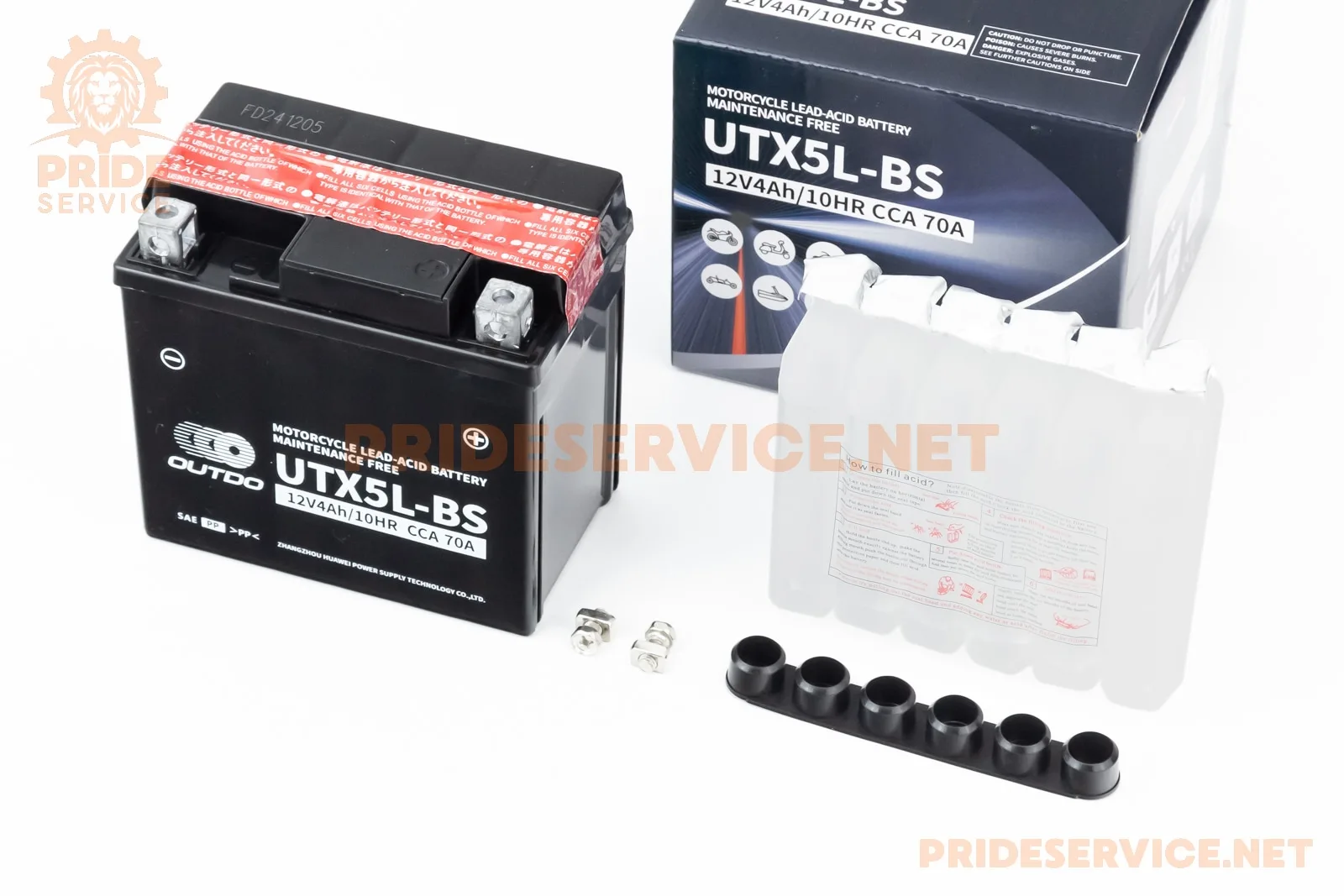 Акумулятор 12V4Ah UTX5L-BS кислотний (L113*W70*H105мм) (P_348349)
