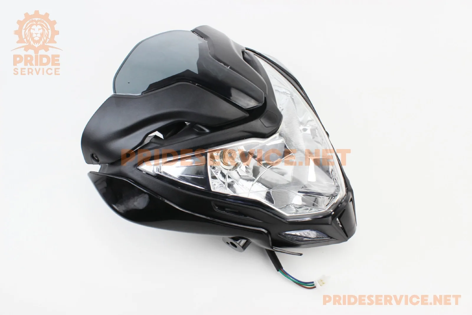 PULSAR NS-200 Пластик-обтічник фари+фара, вітровик, к-кт (P_351214)