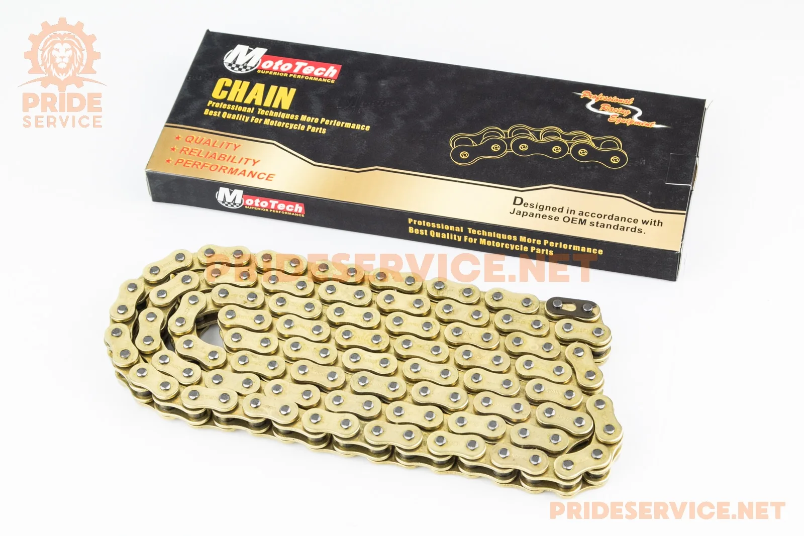 Ланцюг приводу колеса 520HVOx124L GOLD (з сальниками) (P_351508)