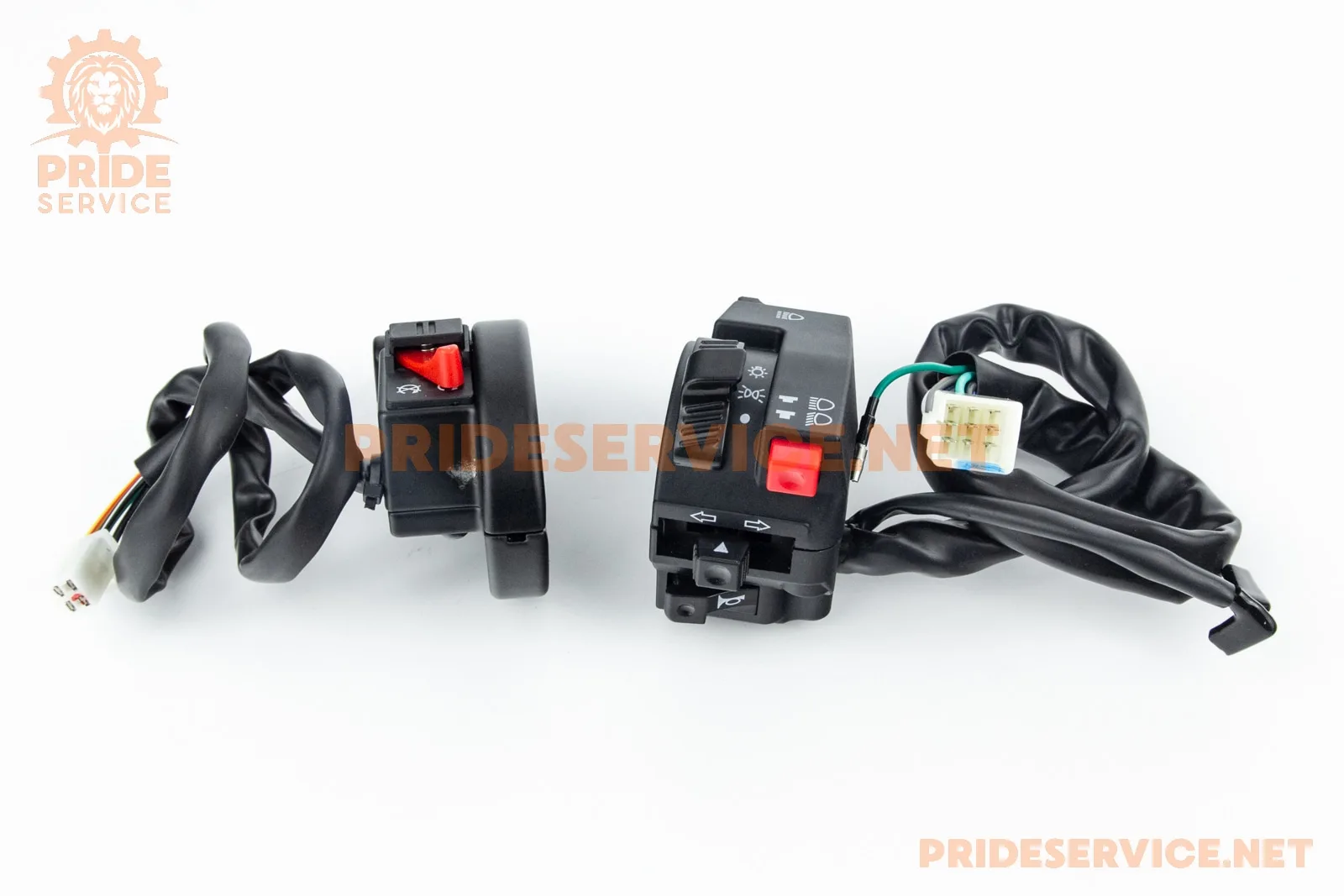 Блок кнопок на кермі лівий+правий, пара, Shineray XY200/250GY-9А (P_351534)