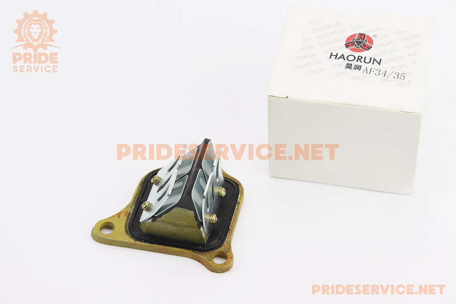 Клапан пелюстковий карбюратора Honda AF-34/35 (під 3 болти, корпус метал) (P_352302)