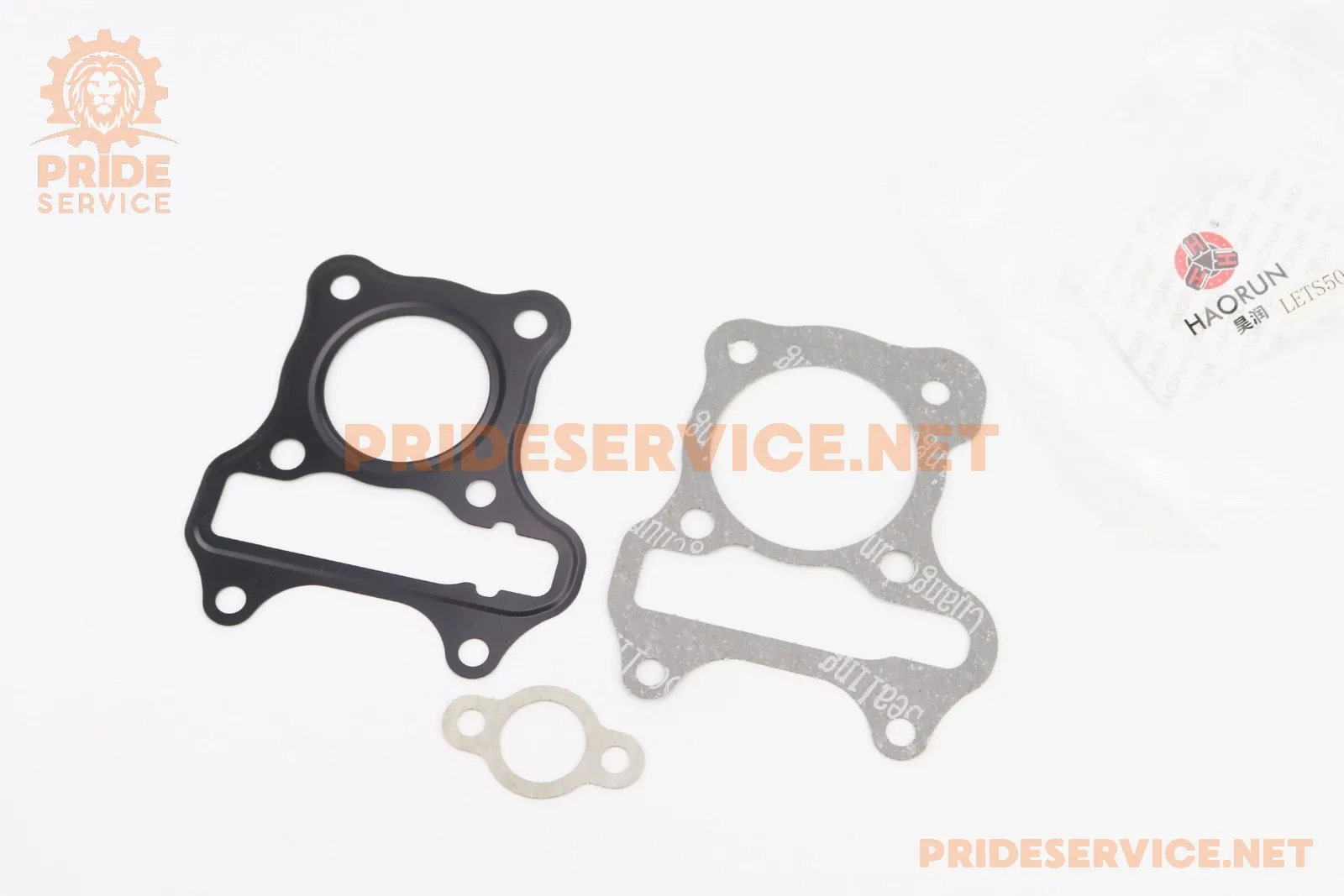 Прокладка поршневої Suzuki LET'S 4T50cc-39мм, к-кт 3 деталі (метал) (P_352732)