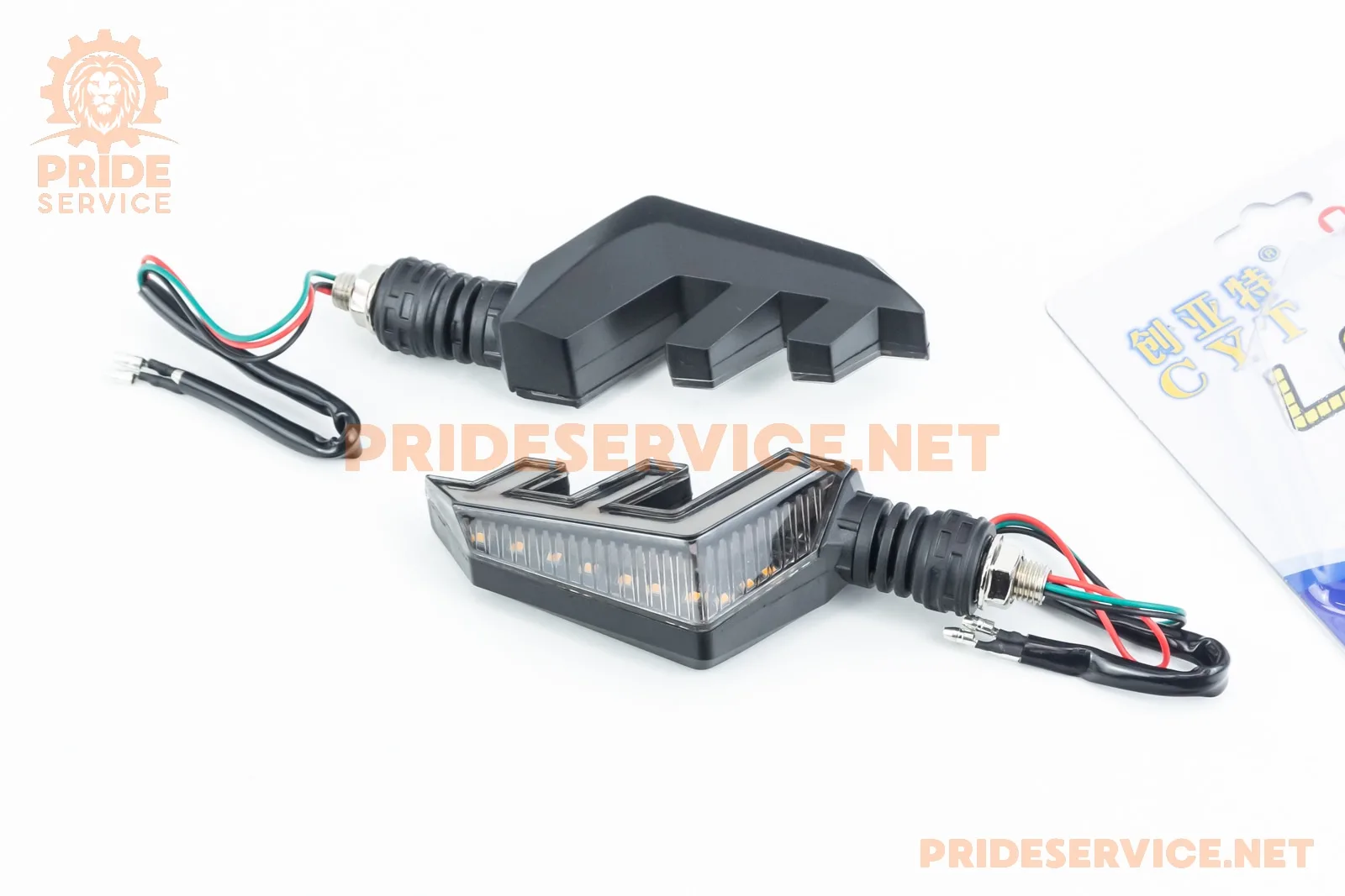 Поворотник діодний на гнучкій ніжці+стоп-сигнал/габарит LED 