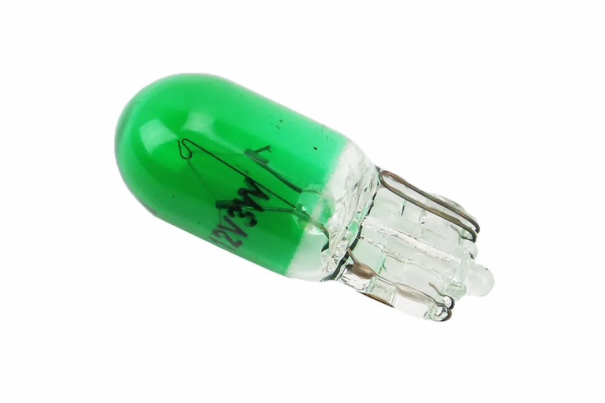 Лампа повороту (зелена без цоколя) 12V / 3W T10 (S_354454)