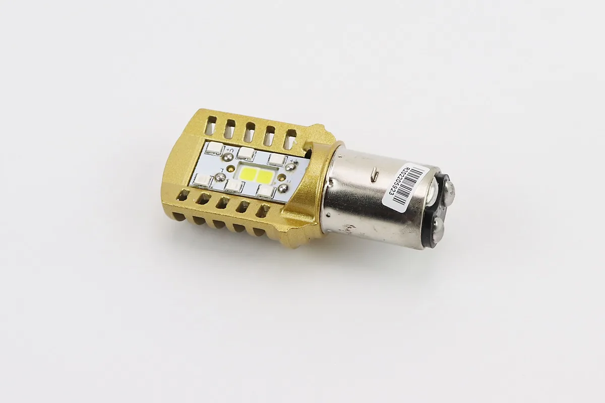 Лампа фари діодна LED-2 BA20D, жовта (P_354513)