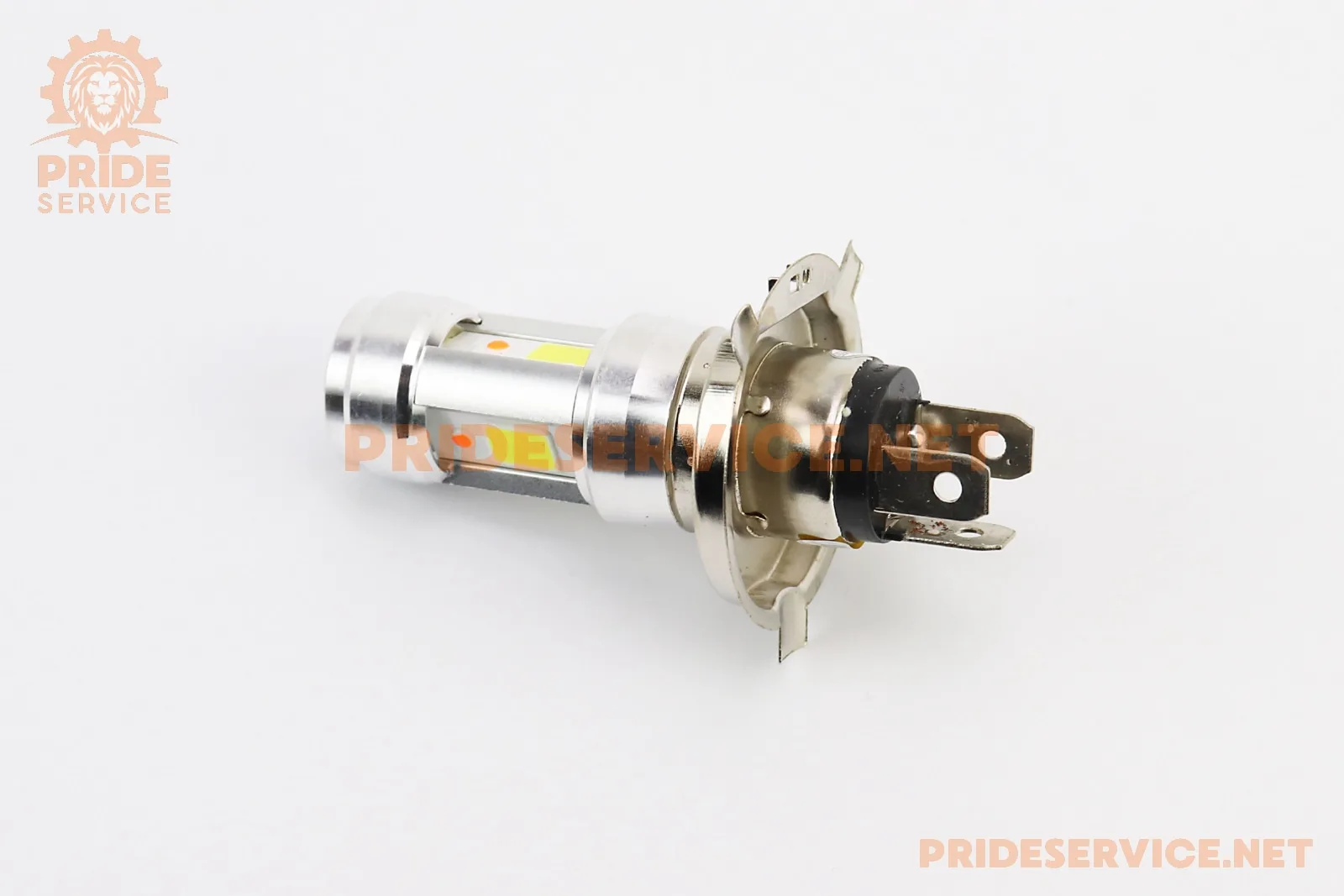 Лампа фари діодна LED-3+1 H4 (лінза з синім підсвічуванням) (P_354520)