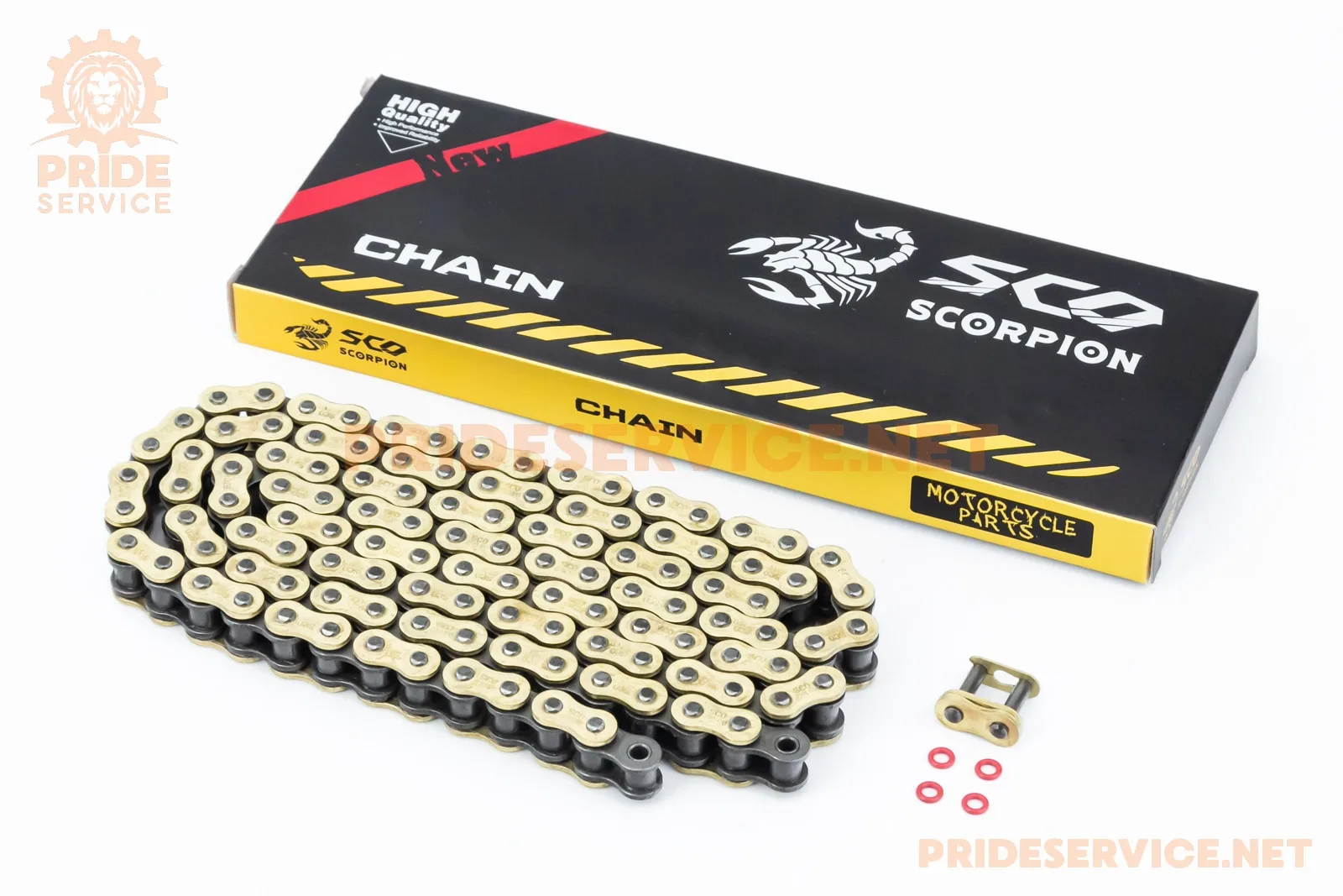 Ланцюг приводу колеса 428HVOx118L GOLD (з сальниками) (P_357649)
