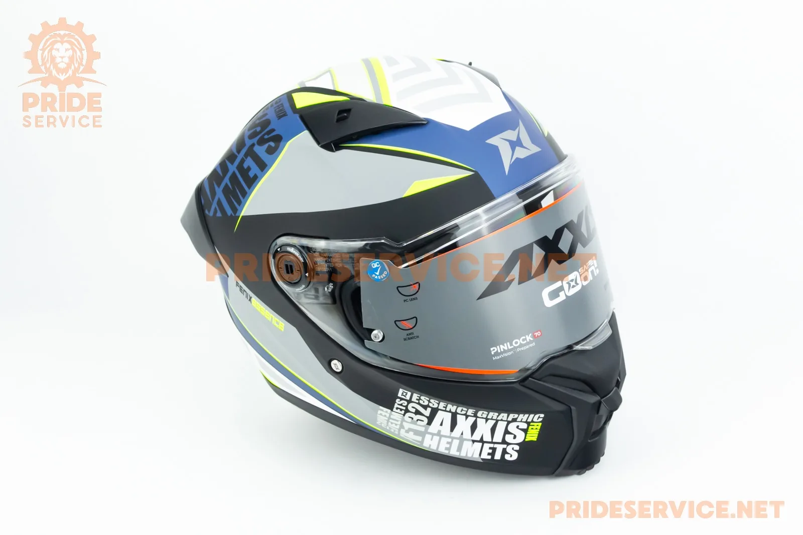 Шолом інтеграл (стандарт DOT/ECE) FENIX ESSENCE S (55-56см), чорно-синій мат (P_360587)