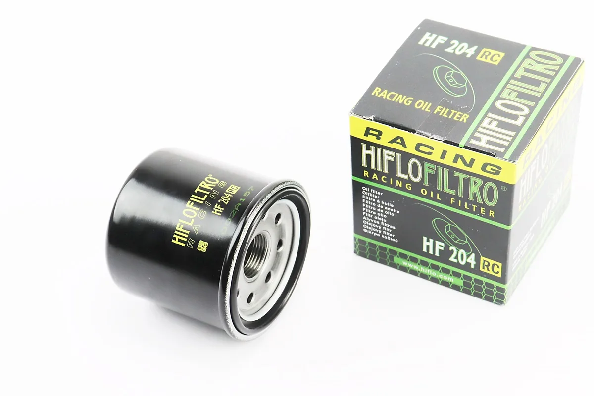 Фільтр масляний HF204RC (65x74мм) Honda CB500/CB600/CBR600, Kawasaki EX500/ZX600, Triumph 600/675/800/900, Yamaha YFM350 /YFM450/YFM700/ (S_362007)