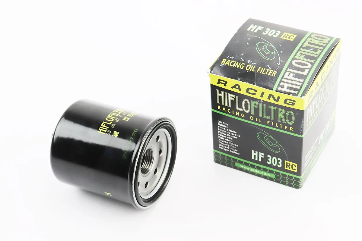 Фільтр оливний HF303RC (65x83мм) Honda CB400/CB500/CB600/CB750/CB1000, Kawasaki EX300/ZX400/ZX600/EX650, ATV Polaris 300/400/500 (P_362013)