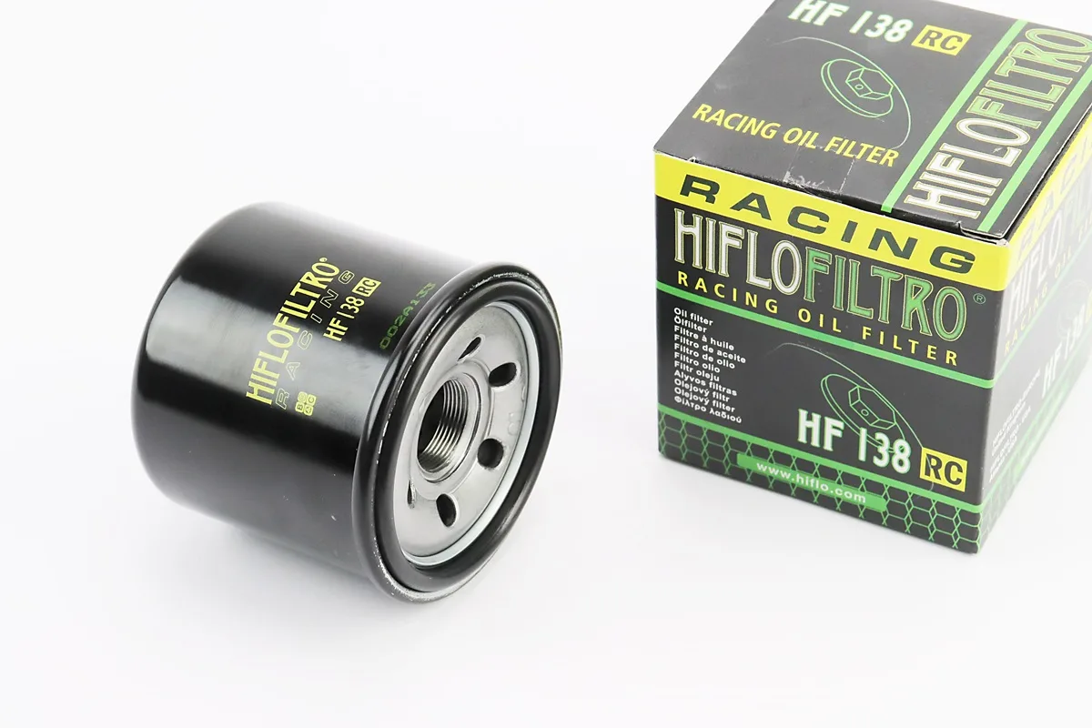 Фільтр оливний HF138RC (68x75мм) APRILIA RSV 1000 Tuono V4R, KAWASAKI KLV 1000, SUZUKI GSF 600/650/1200, SUZUKI GSX 600 F/650 F/750F (P_362016)