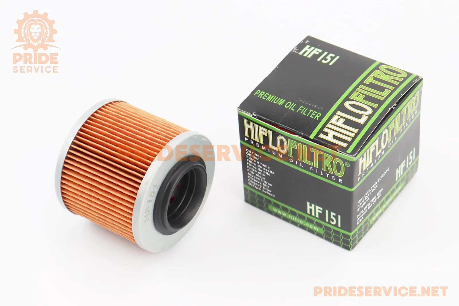 Фільтр-елемент оливний HF151 (56x53мм) APRILIA Pegaso 600/650/650i, BMW F 650 CS/ST/GS Sertao/650 Xmoto (P_362018)