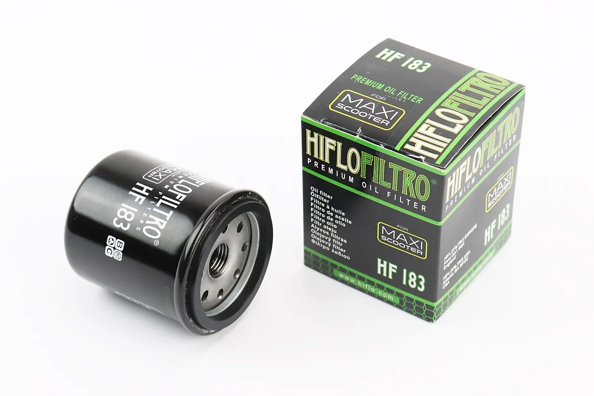Фільтр масляний HF183 (52x65мм) APRILIA Atlantic 125/200/250 i/300 i/Scarabeo 125/GILERA DNA 125/180/250 Nexus, MALAGUTI Madison 250 RS (S_362026)