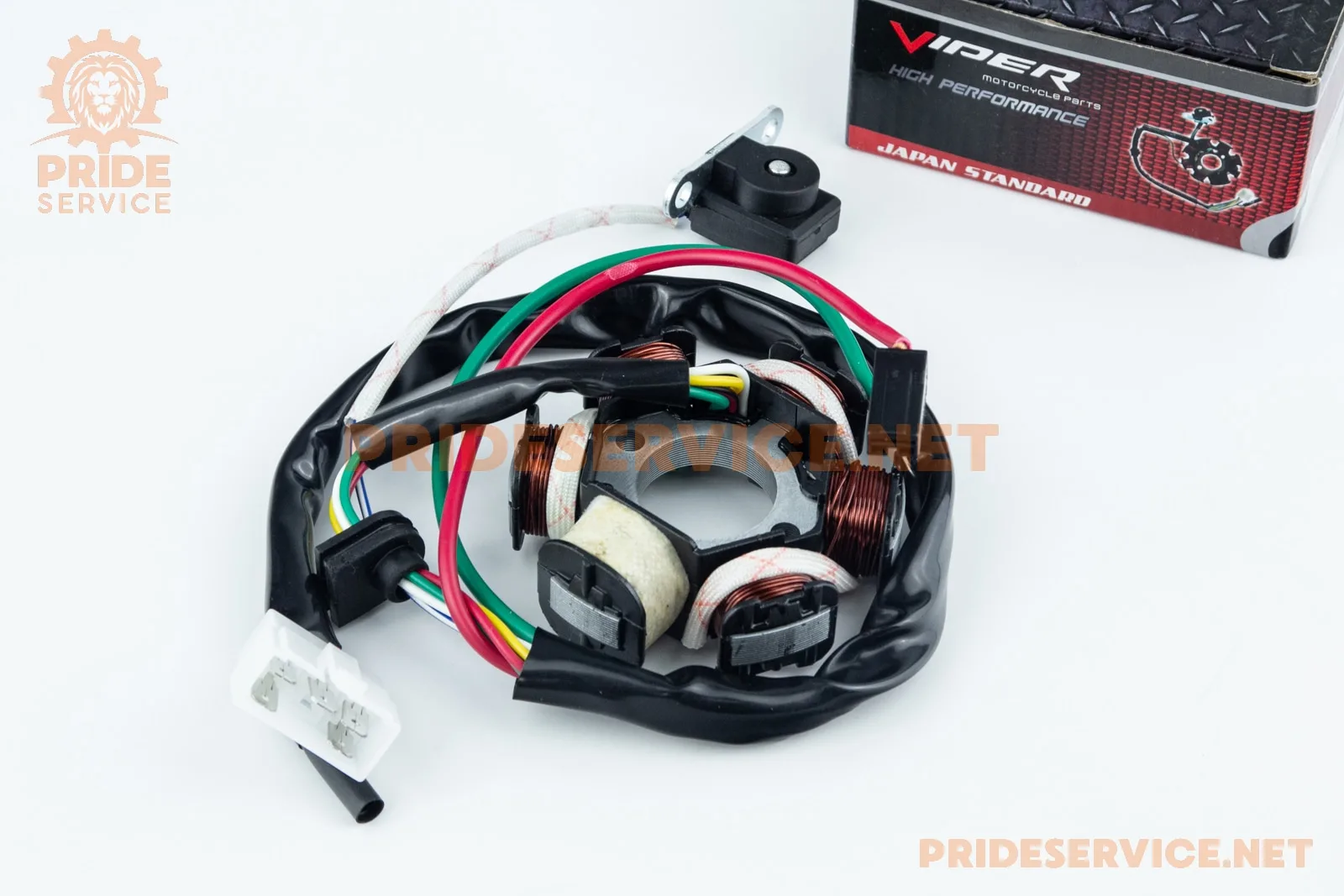 Статор магнето (генератора) Honda DIO AF18/27 (6 котушок роз'єм 