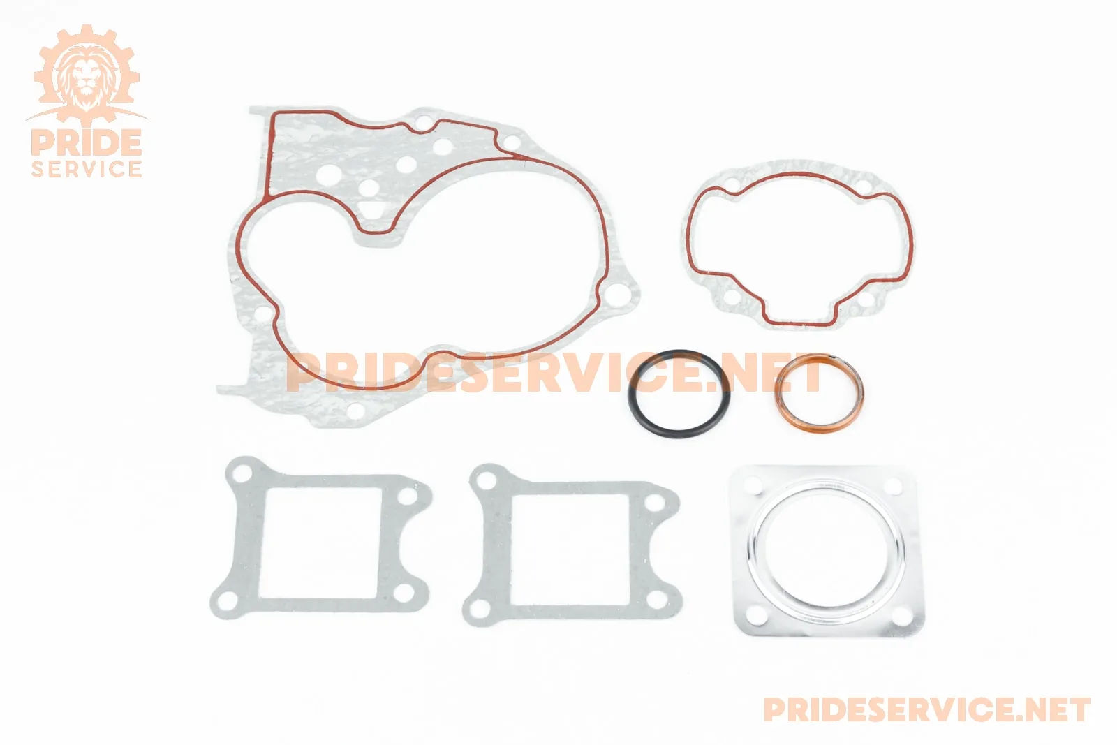 Прокладки двигуна Honda DIO ZX50cc-40мм, к-кт 7 деталей (Червона нитка) (P_363447)