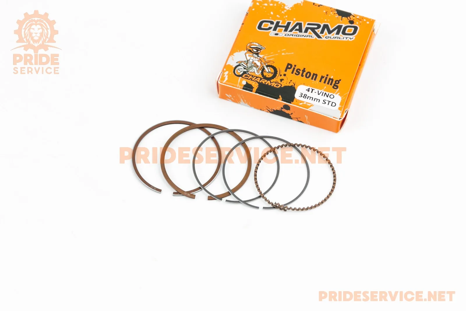 Кільця поршневі Yamaha SA36J / VINO / GEAR 4T 38мм STD, Тайвань (P_363491)