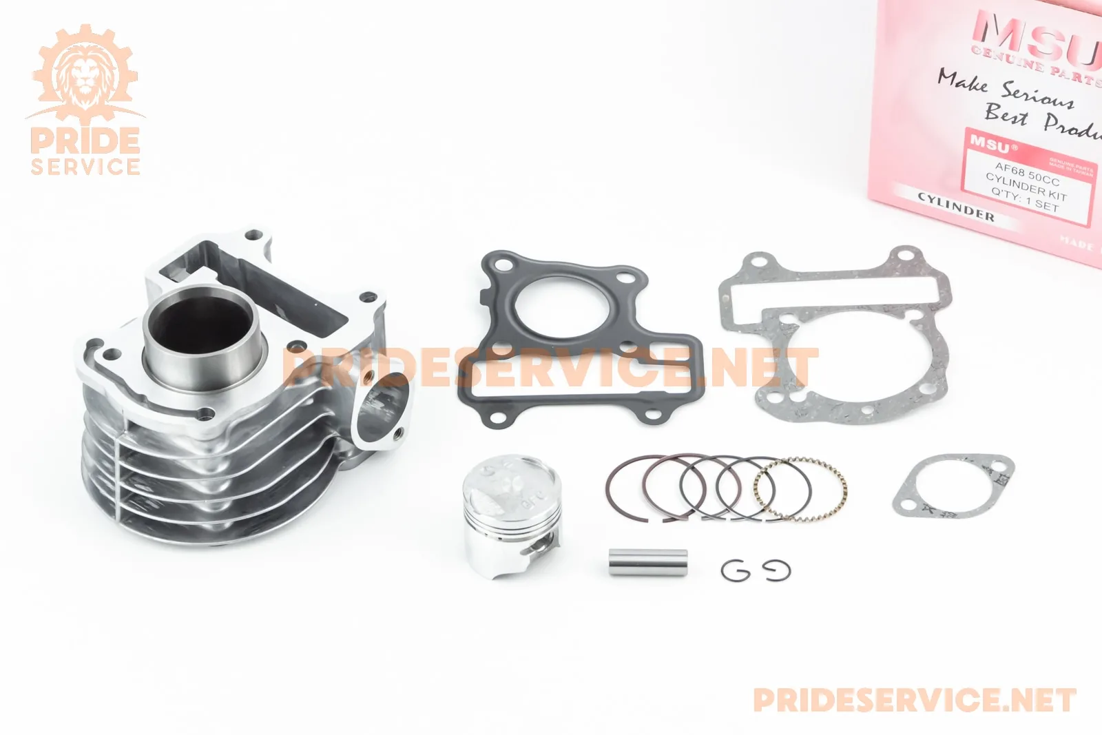 Циліндр к-кт (цпг) Honda AF-67/68 Injector 50cc-37,8мм (палець 10мм) (P_363561)