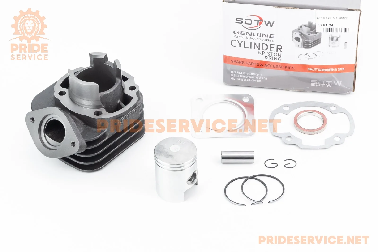 Циліндр к-кт (цпг) Honda DIO ZX/AF34 50cc-40мм (палець 12мм) (AF35 DIO ZX; AF48 LEAD) (P_363645)