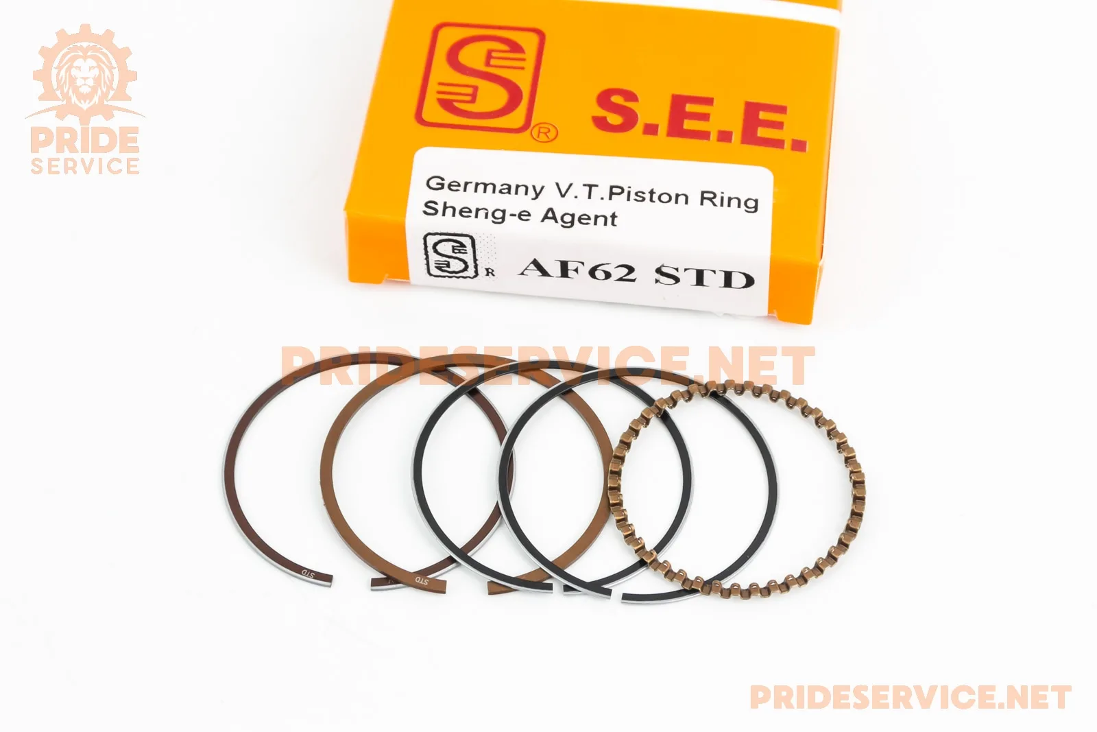 Кільця поршневі Honda DIO AF62 37,8мм STD, жовта коробка (P_363652)