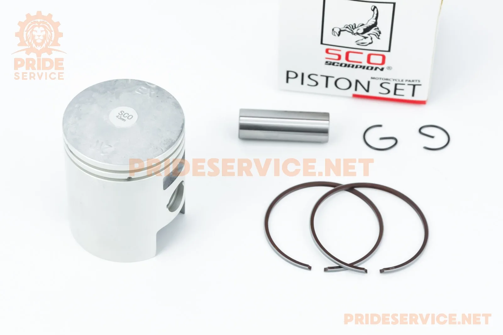 Поршень к-кт Honda DIO65 43мм STD (палець 12мм) (P_363704)