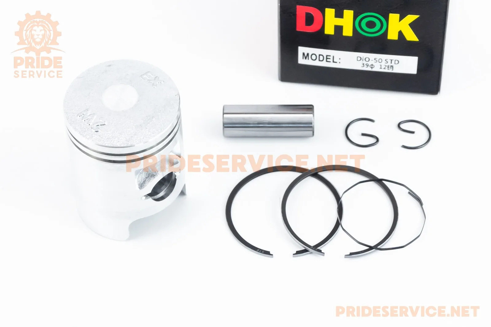 Поршень к-кт Honda DIO50 39мм STD (палець 12мм) (P_363744)