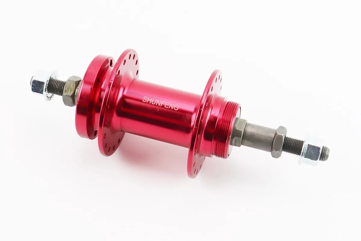 Втулка задня MTB алюмінієва 14Gx36H під вільнобіг, Disk-brake, кріпл. гайка, рожева SF-A210R (S_403772)