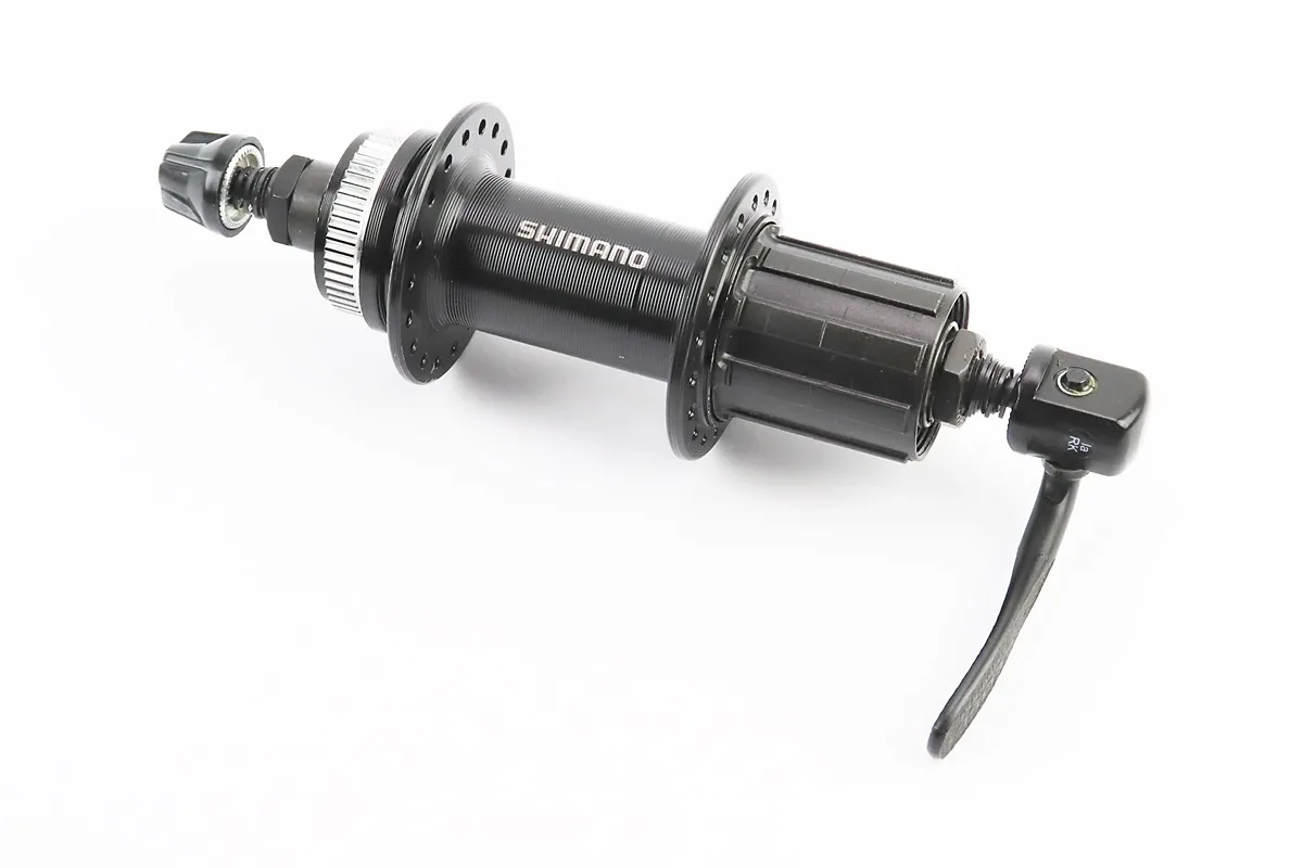 Втулка задня MTB алюмінієва 14Gx36H під касету 8-10зв, Disk-brake Center Lock, кріпл. ексцентрик, чорна FH-TX505 (P_404205)